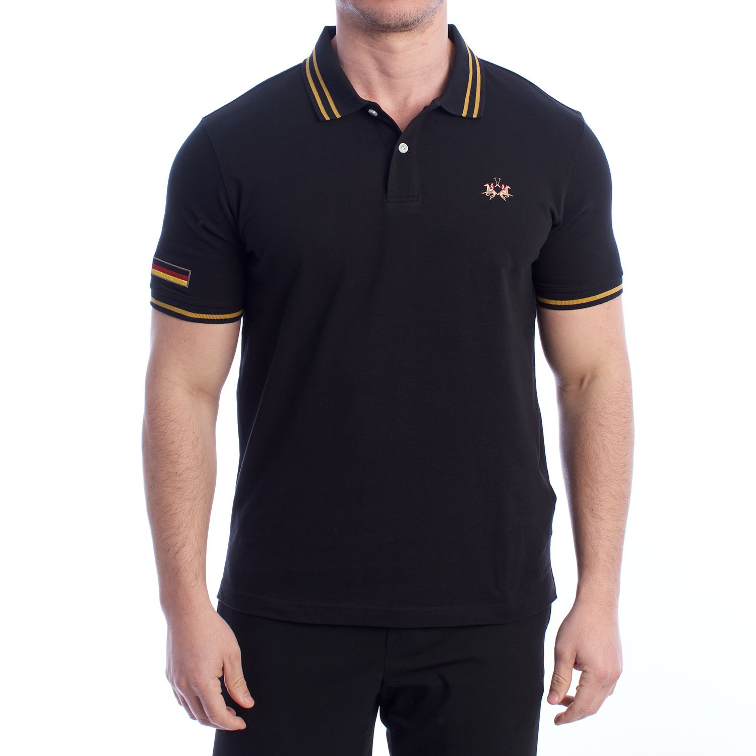 Pólo Homem Regular Fit Preto