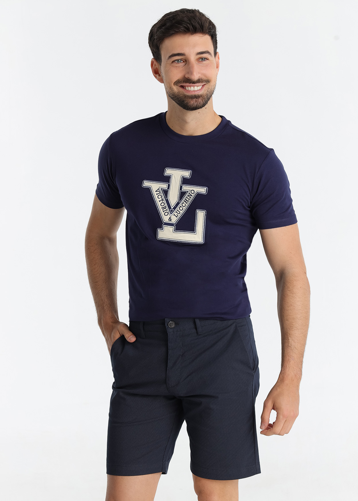 Bermuda Chino Homem Multicolorido