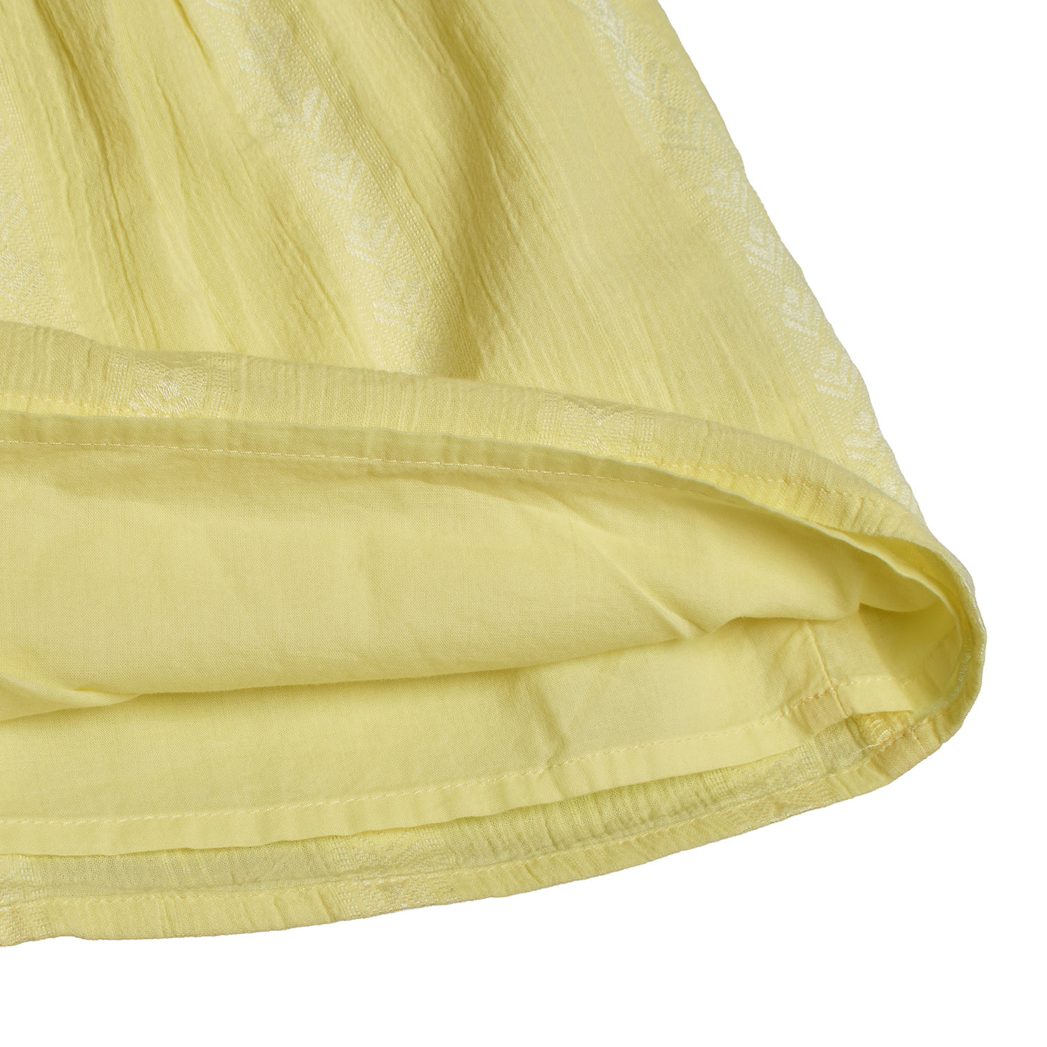 Top de Alças Largas Menina Amarelo