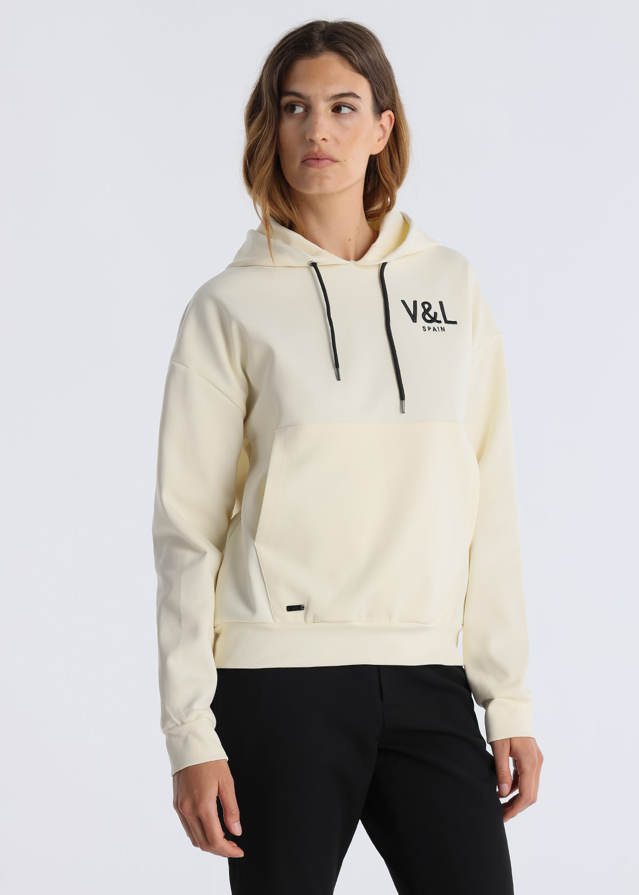 Sweatshirt Senhora Bege