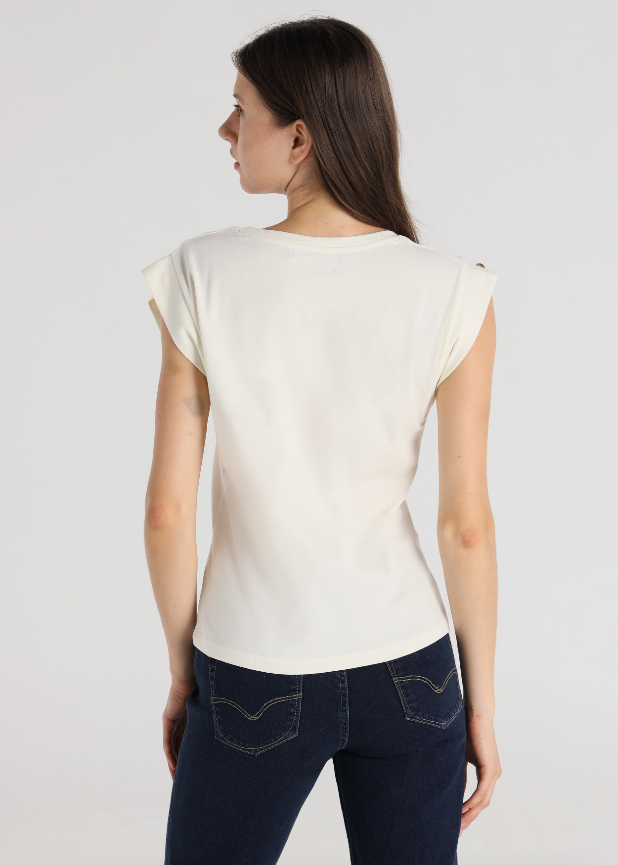 T-Shirt Senhora Bege