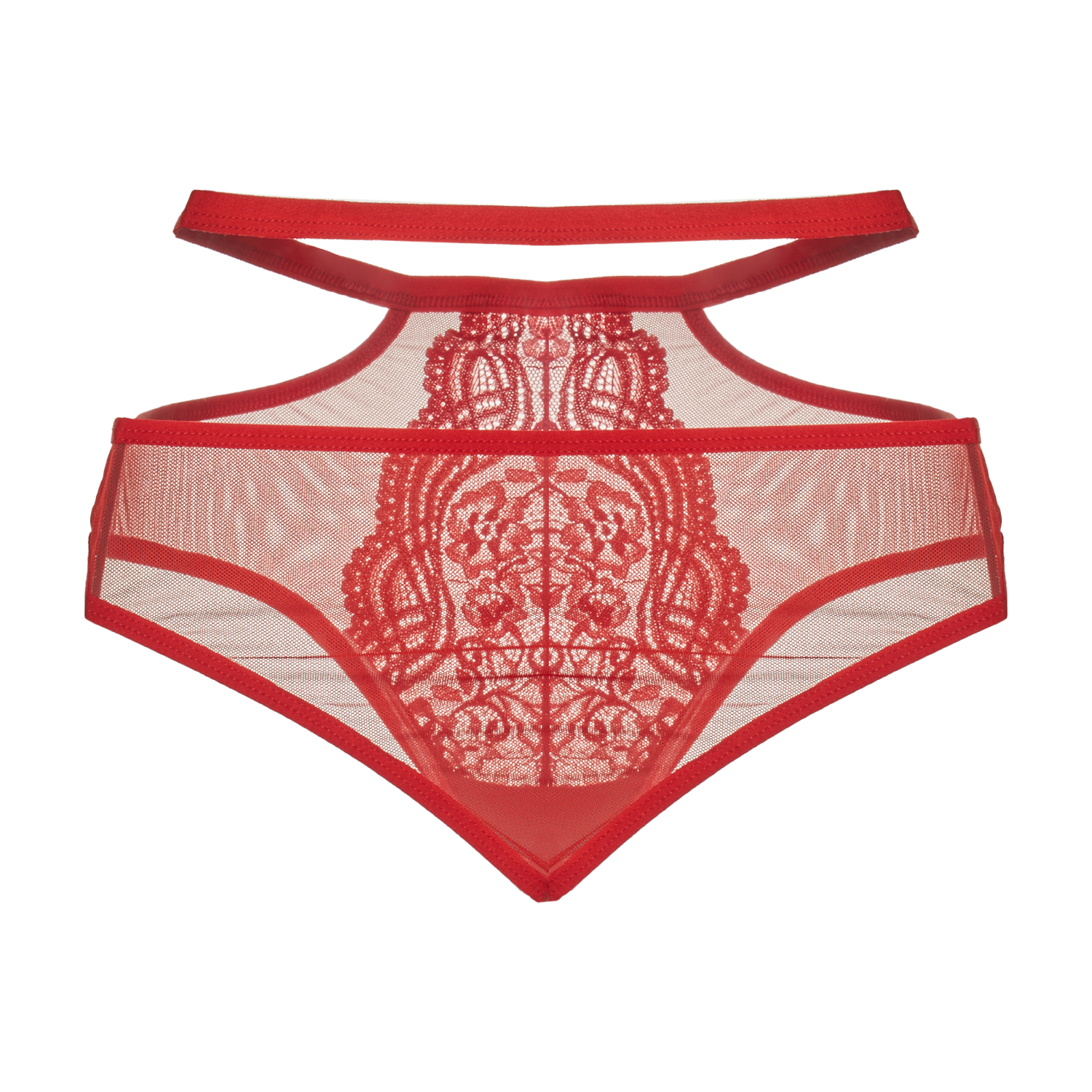 Cuecas Lace Culotte Vermelho