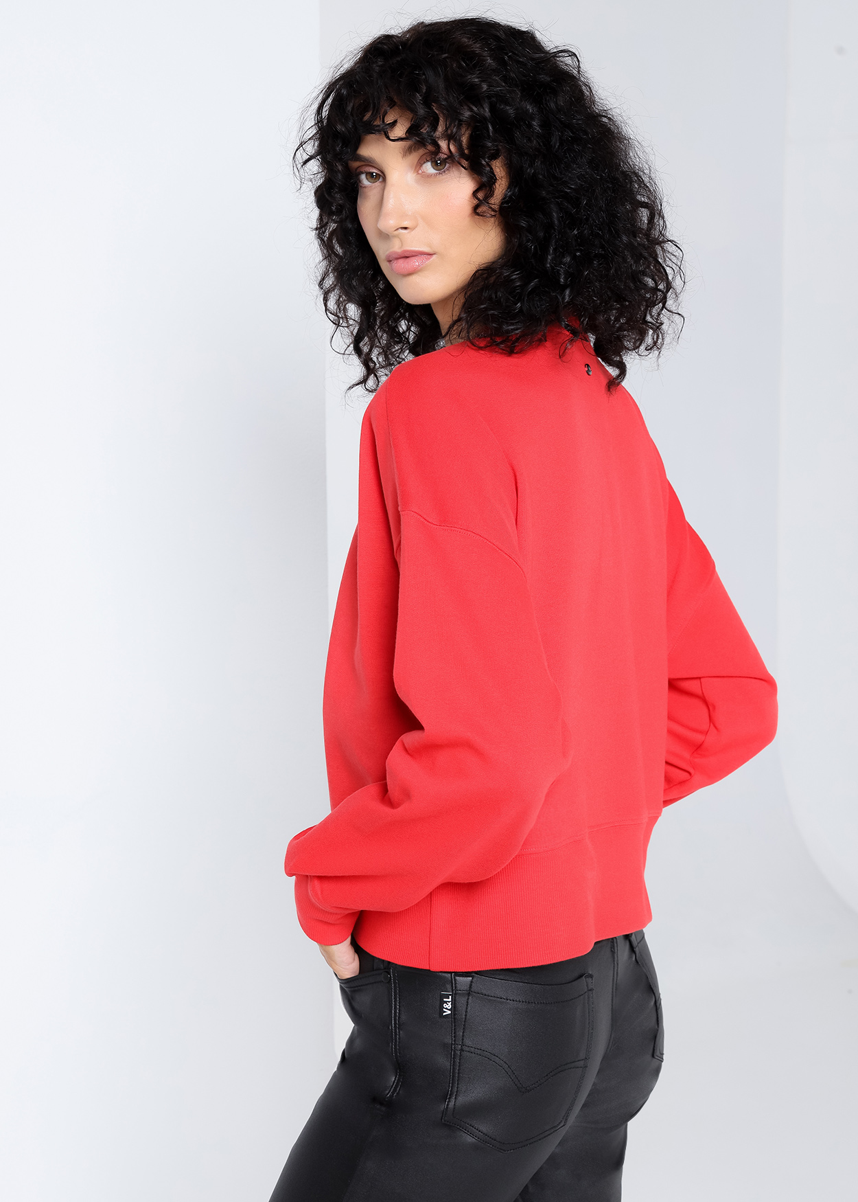 Sweatshirt Senhora Vermelho