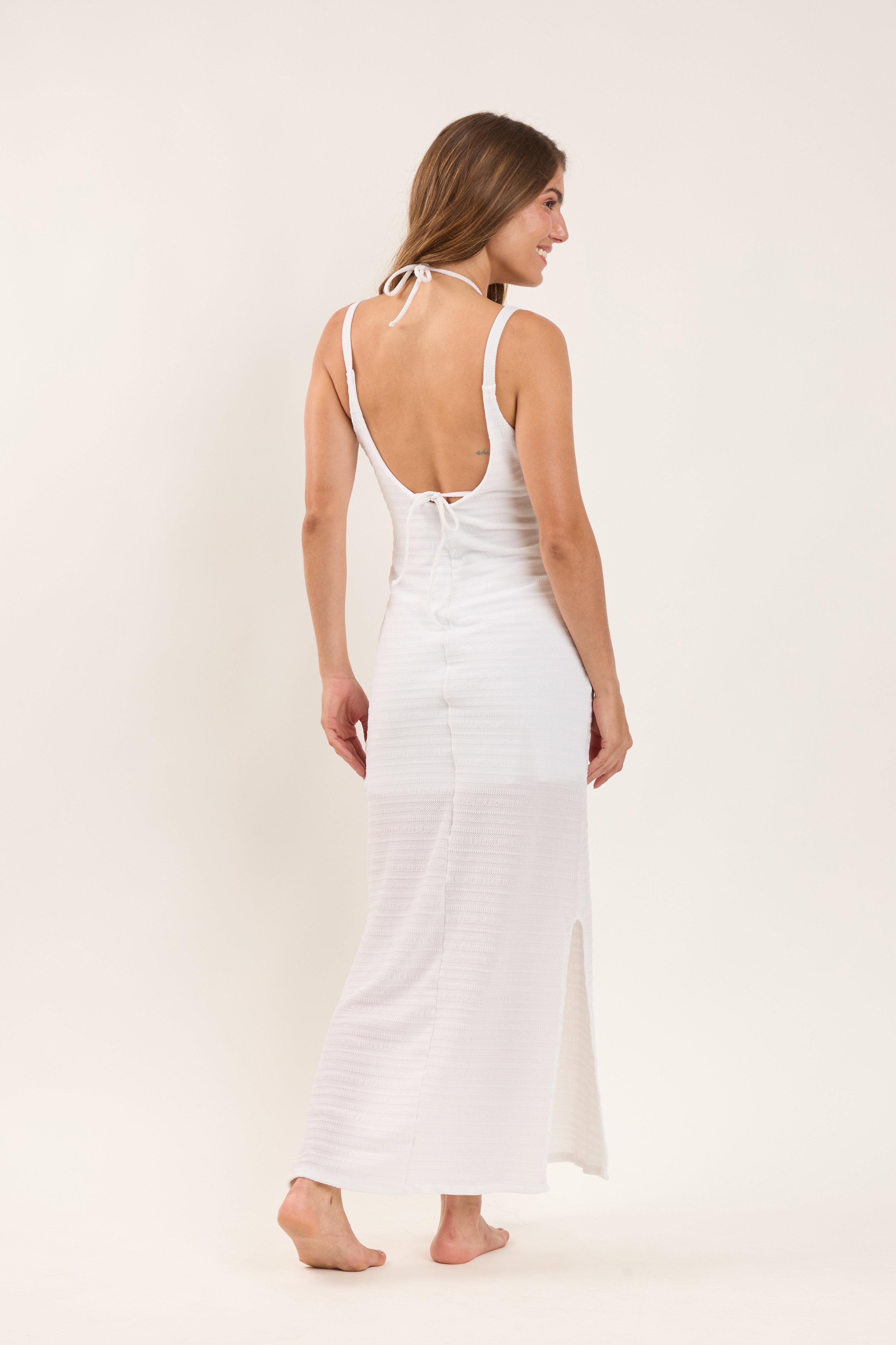 Vestido Memphis Saida Yara Branco