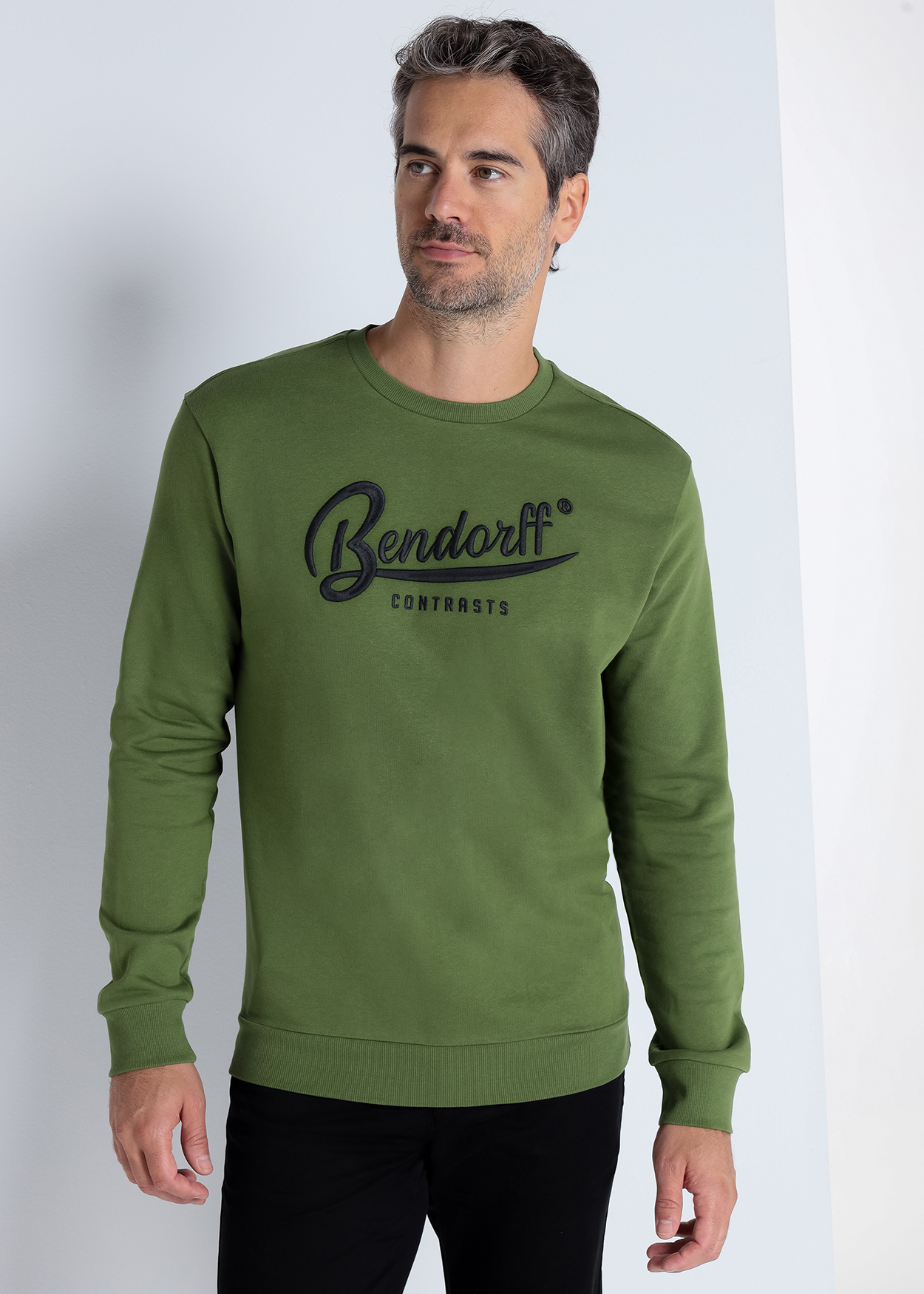 Sweatshirt básica Verde