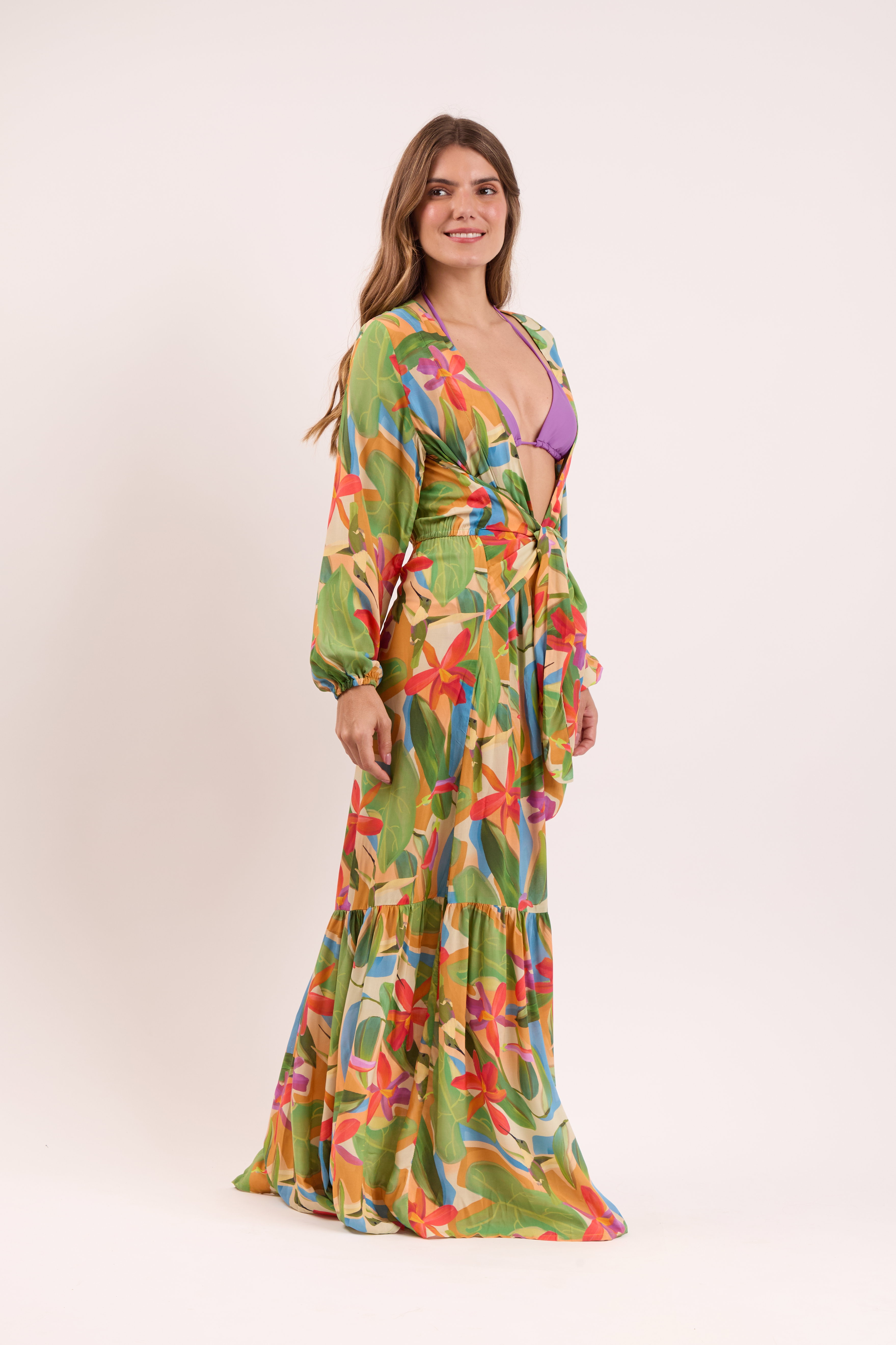 Vestido Tropical Verona Verde