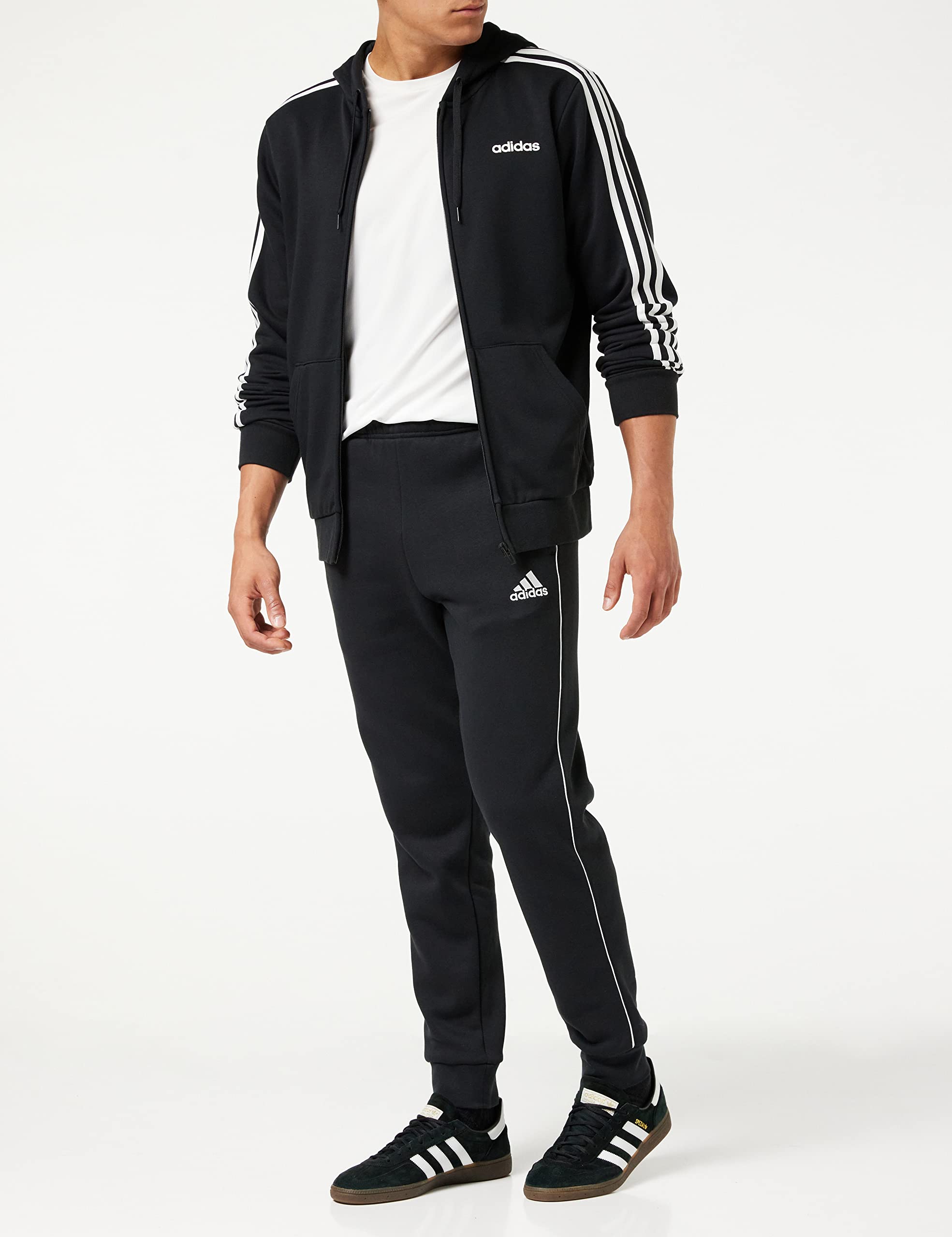 Calças Desportivas Adidas  Core 18 Preto