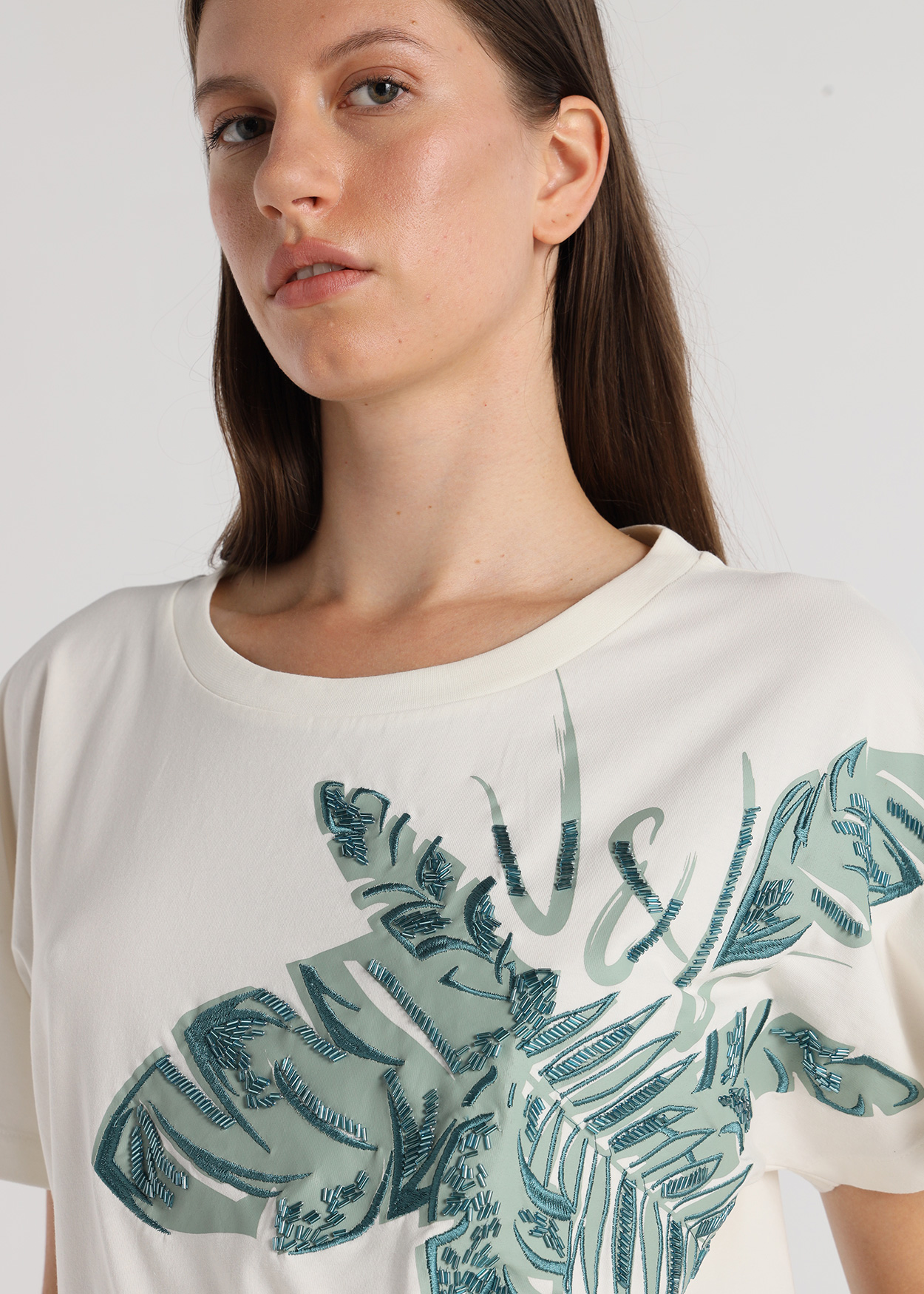 T-Shirt Senhora Bege