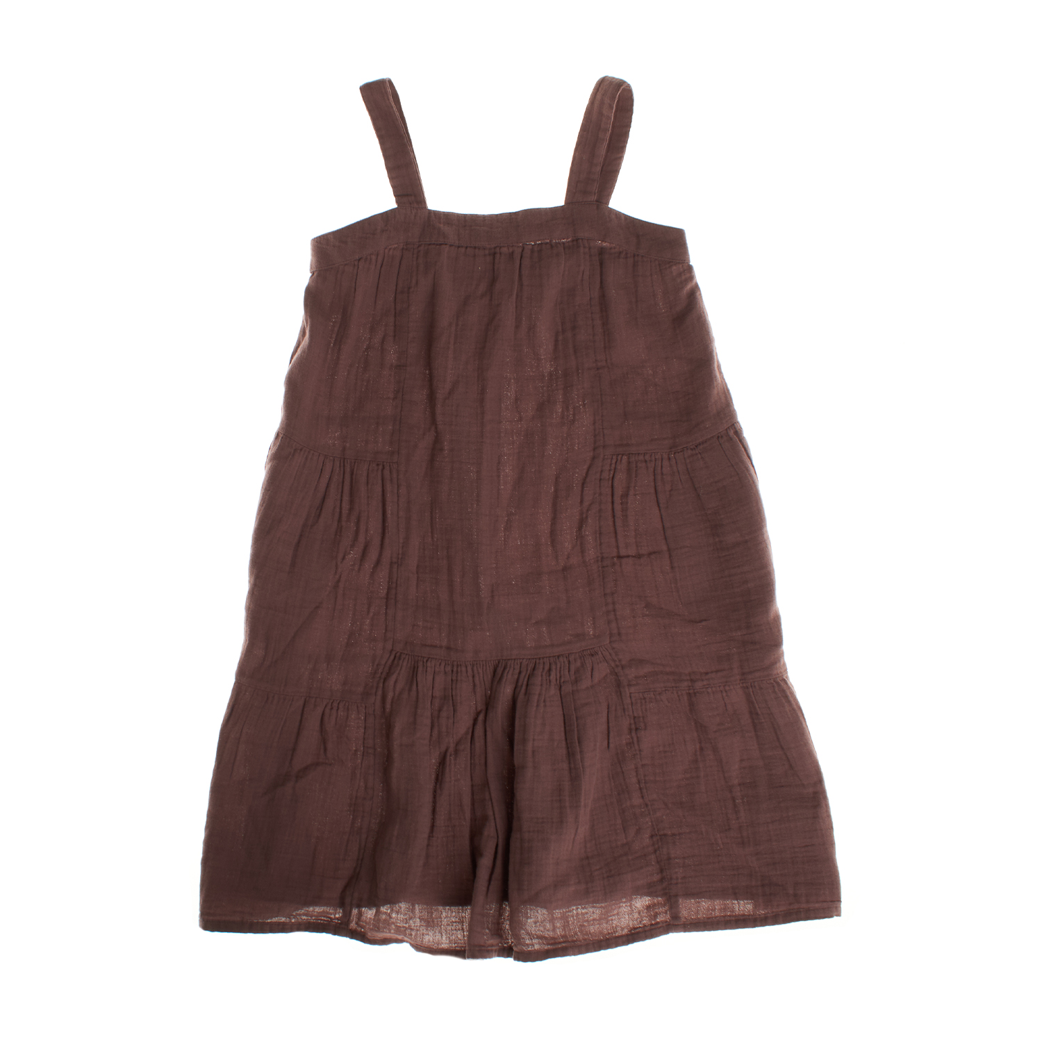 Vestido Menina Castanho