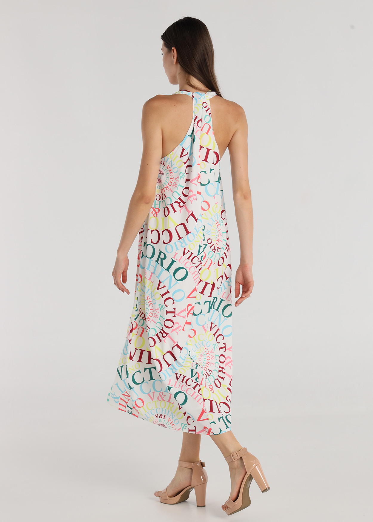 Vestido Senhora Multicolorido