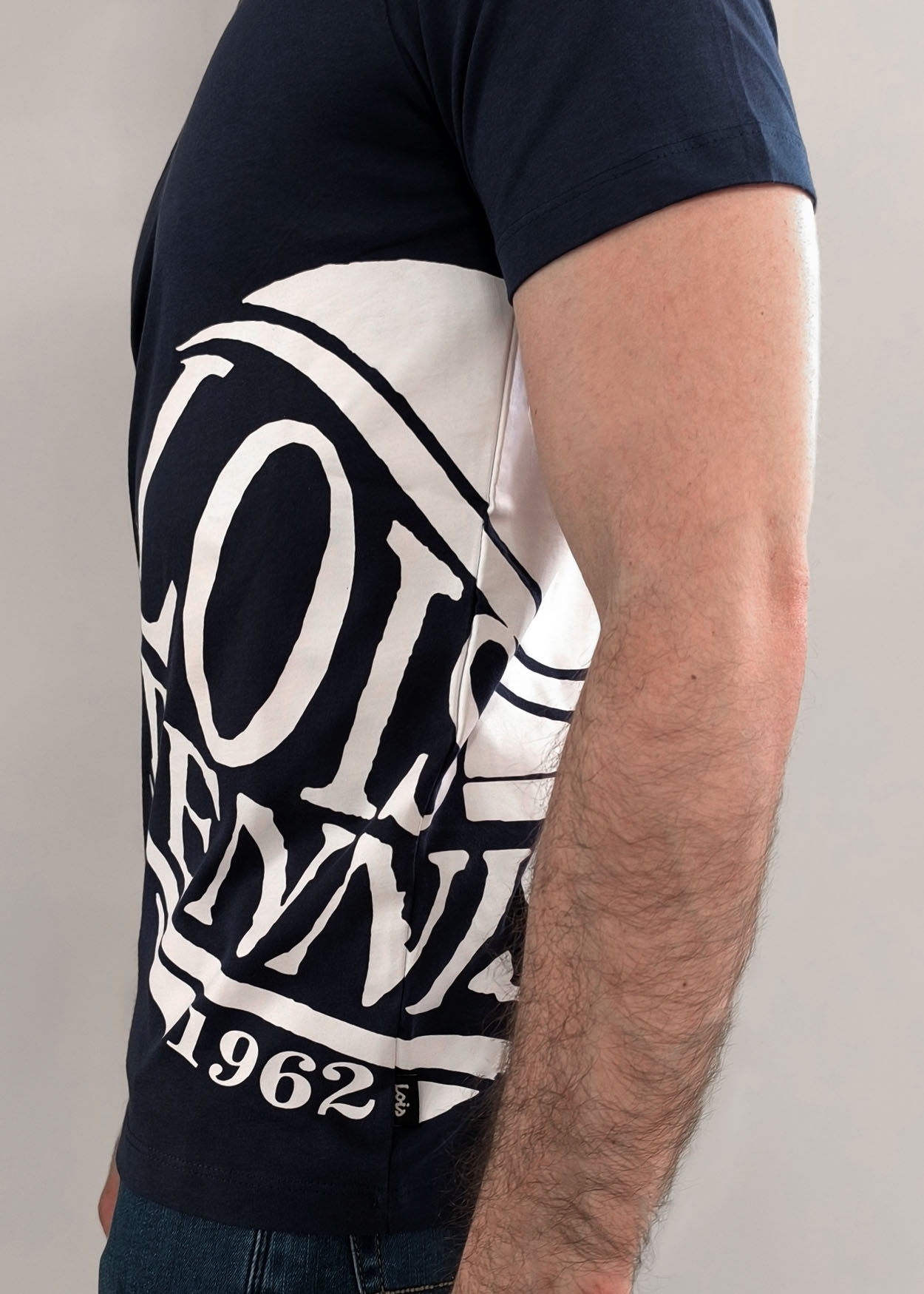 T-Shirt Gráfica Homem Azul