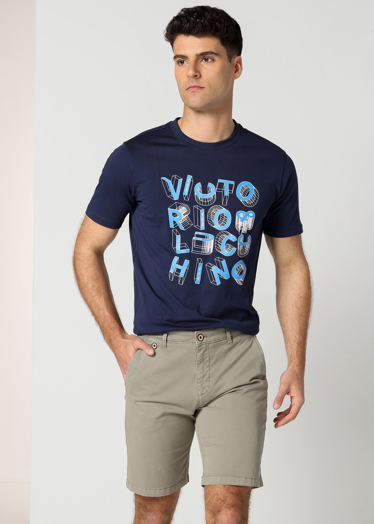 Bermuda Chino Homem Verde