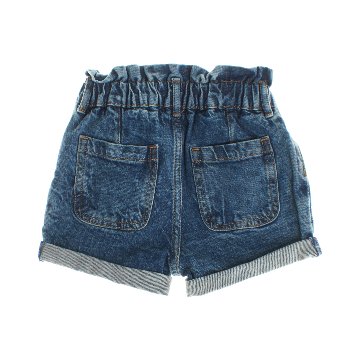 Calções de Ganga Mom Menina Azul