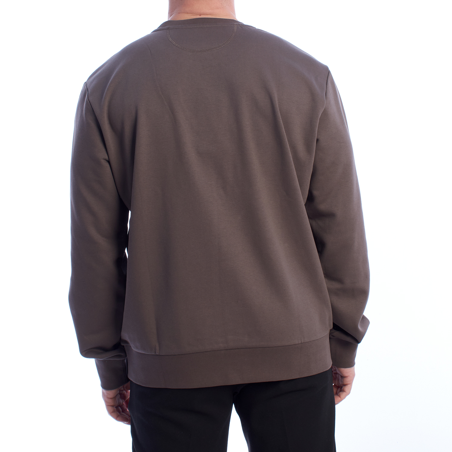 Sweatshirt Homem Regular Fit Castanho