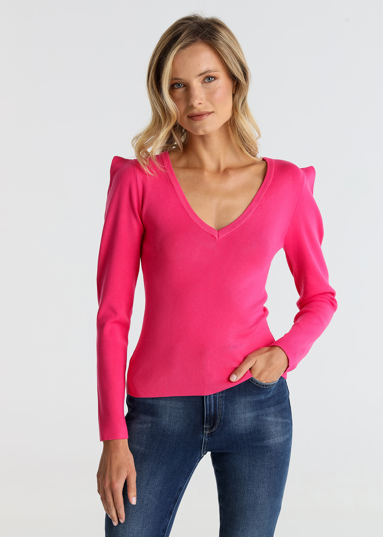 Camisola decote V Senhora Rosa