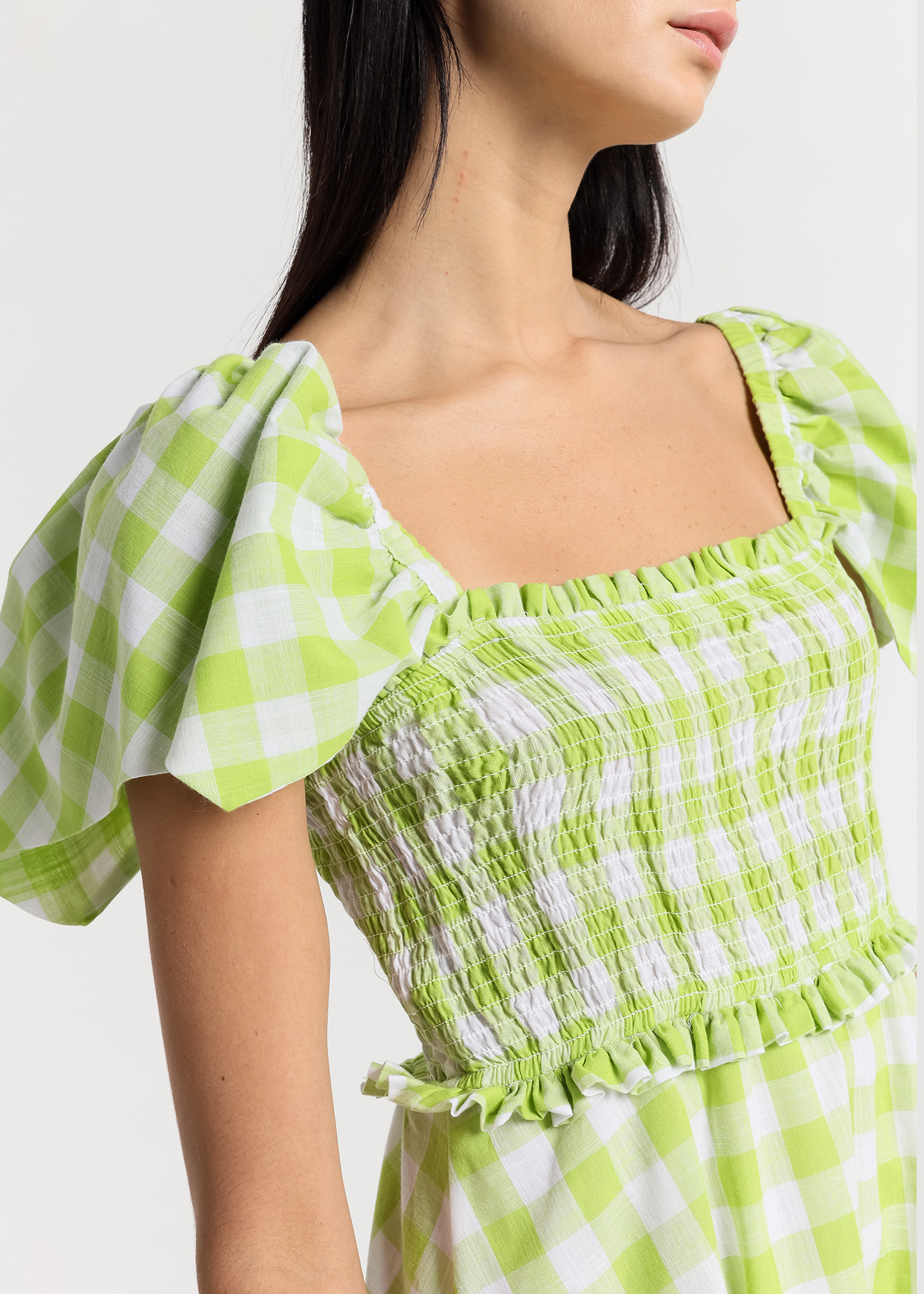 Vestido Comprido Boho Senhora Verde