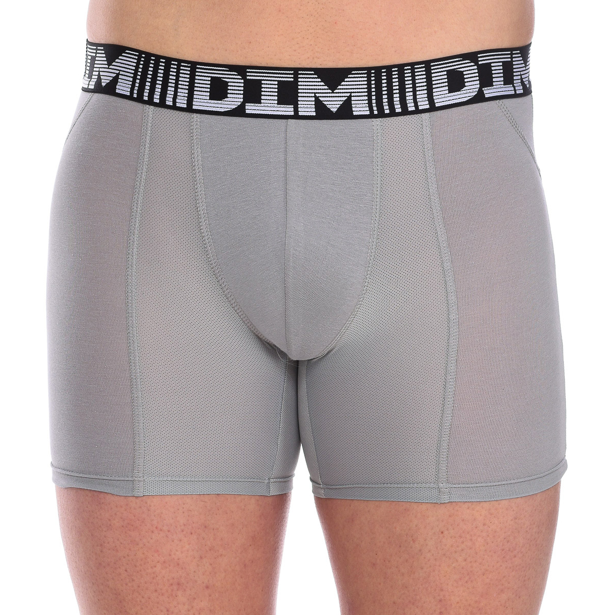 Pack 2 Boxers Homem Cotton 3D Flex Air Cinzento e Preto