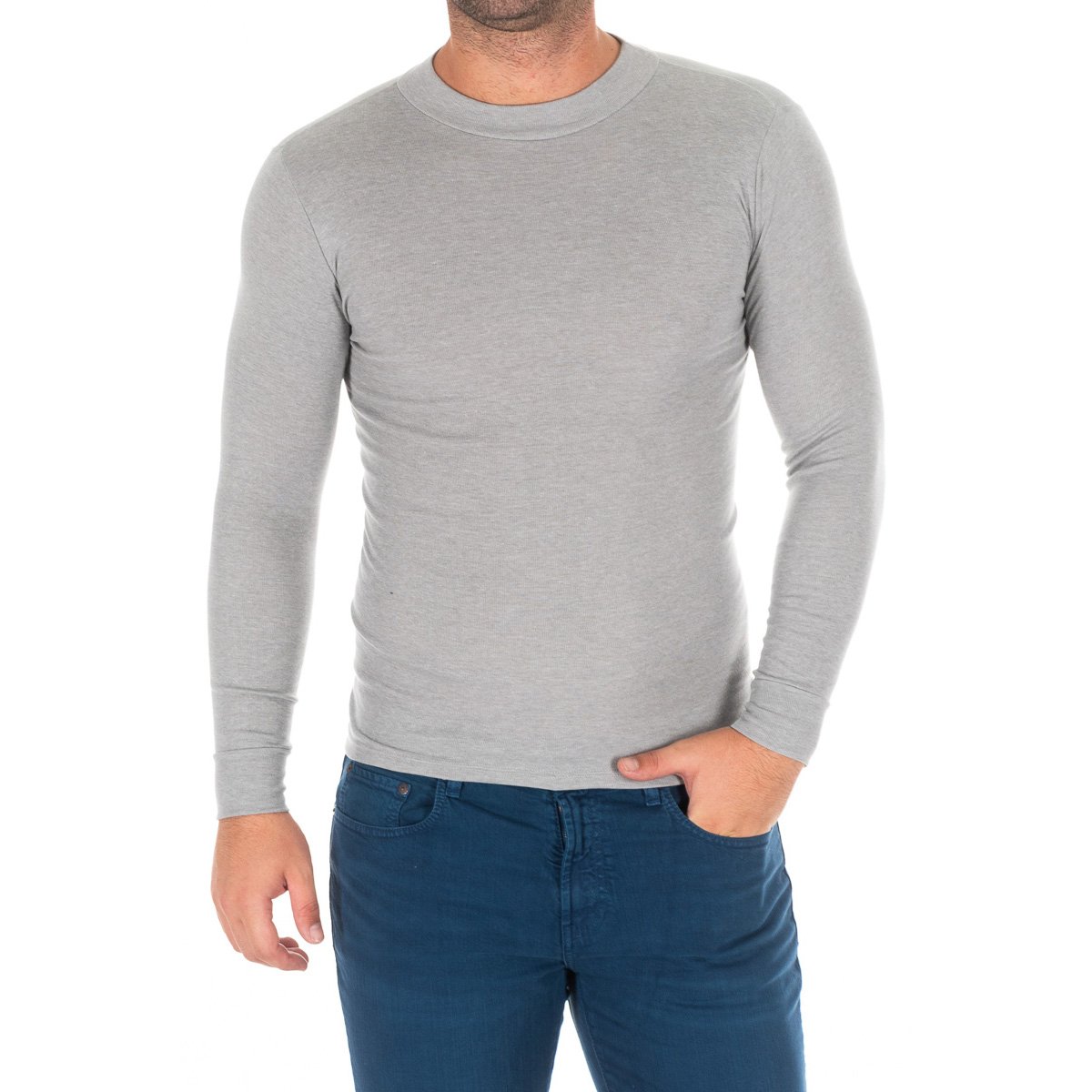 Camisola Interior Cinzento