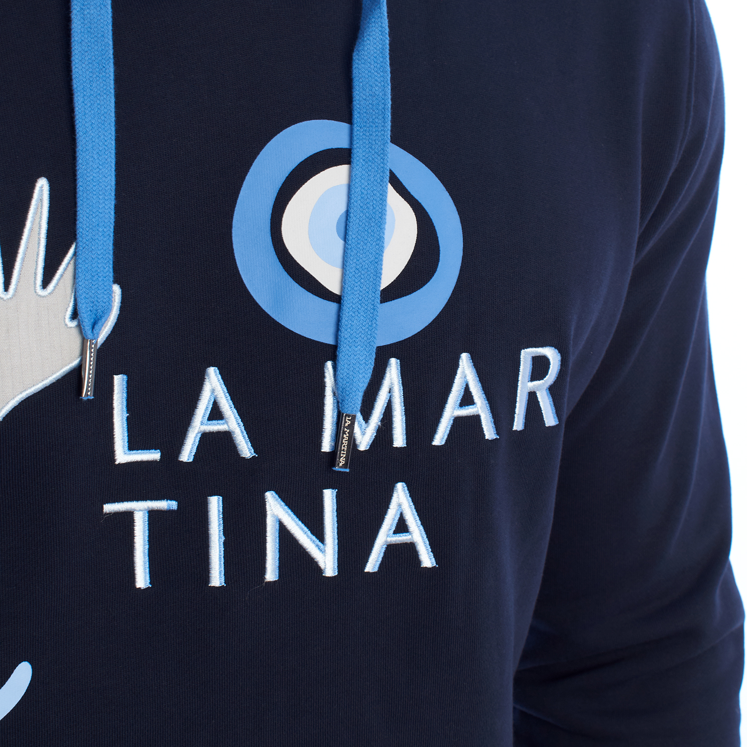 Sweatshirt com Capuz Homem Azul Escuro