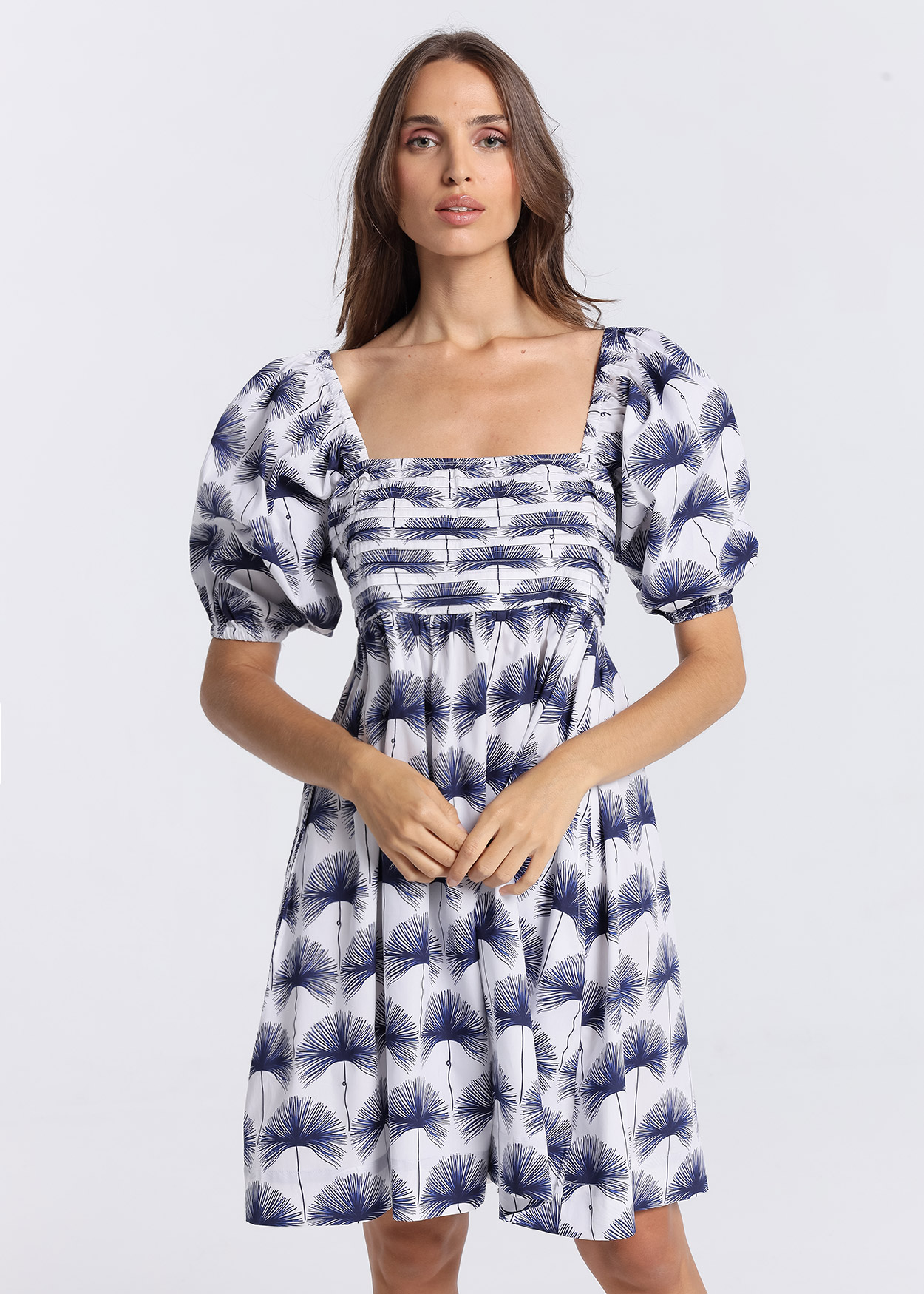 Vestido Curto Senhora Multicolorido