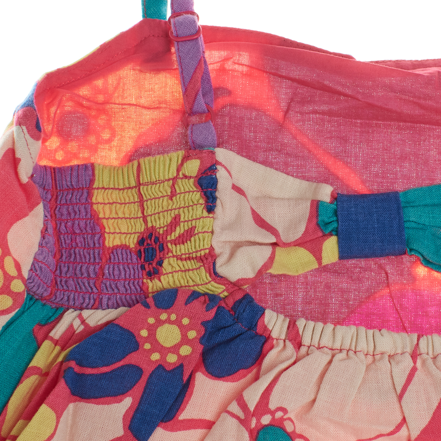 Vestido de Linho Menina MultiCor