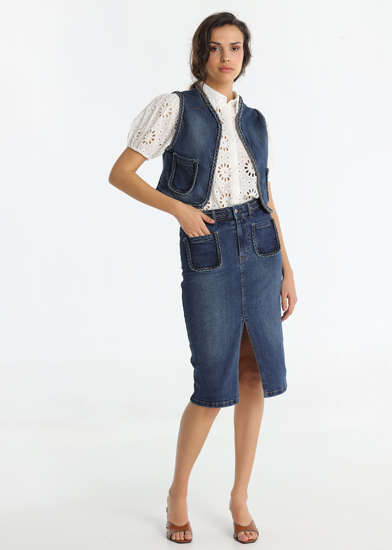 Saia de ganga Senhora Azul