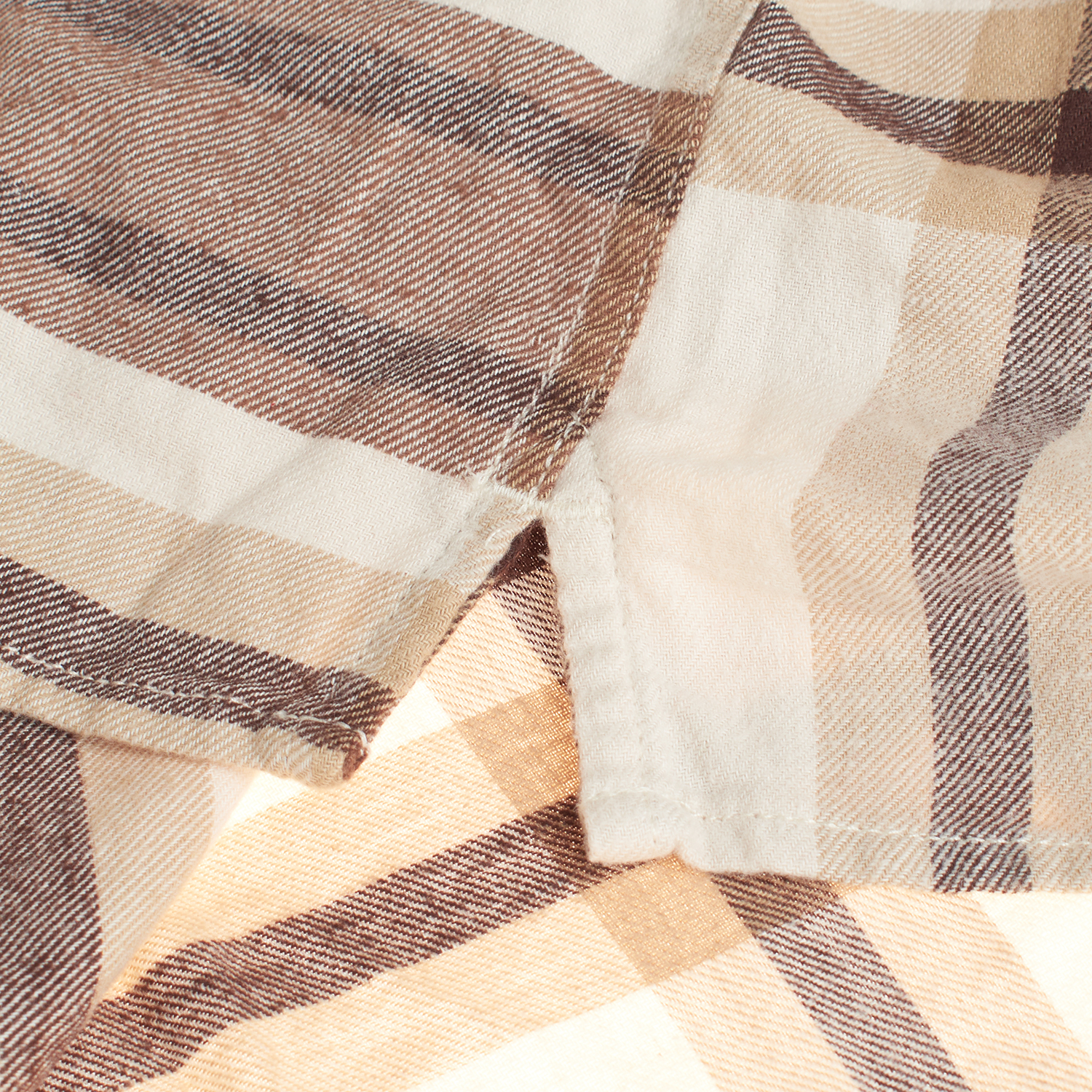 Camisa de Flanela Menino Castanho