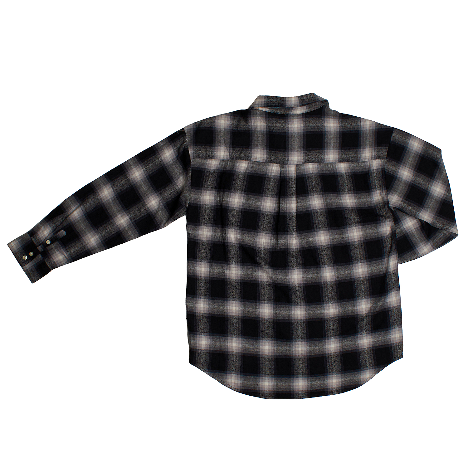 Camisa de Flanela Menina Preto