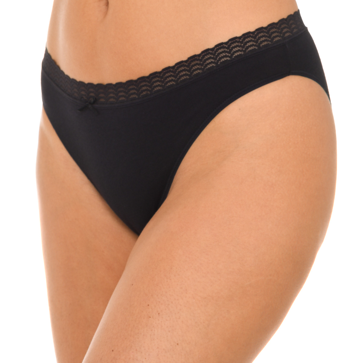 Pack 2 Cuecas Senhora Preto Branco