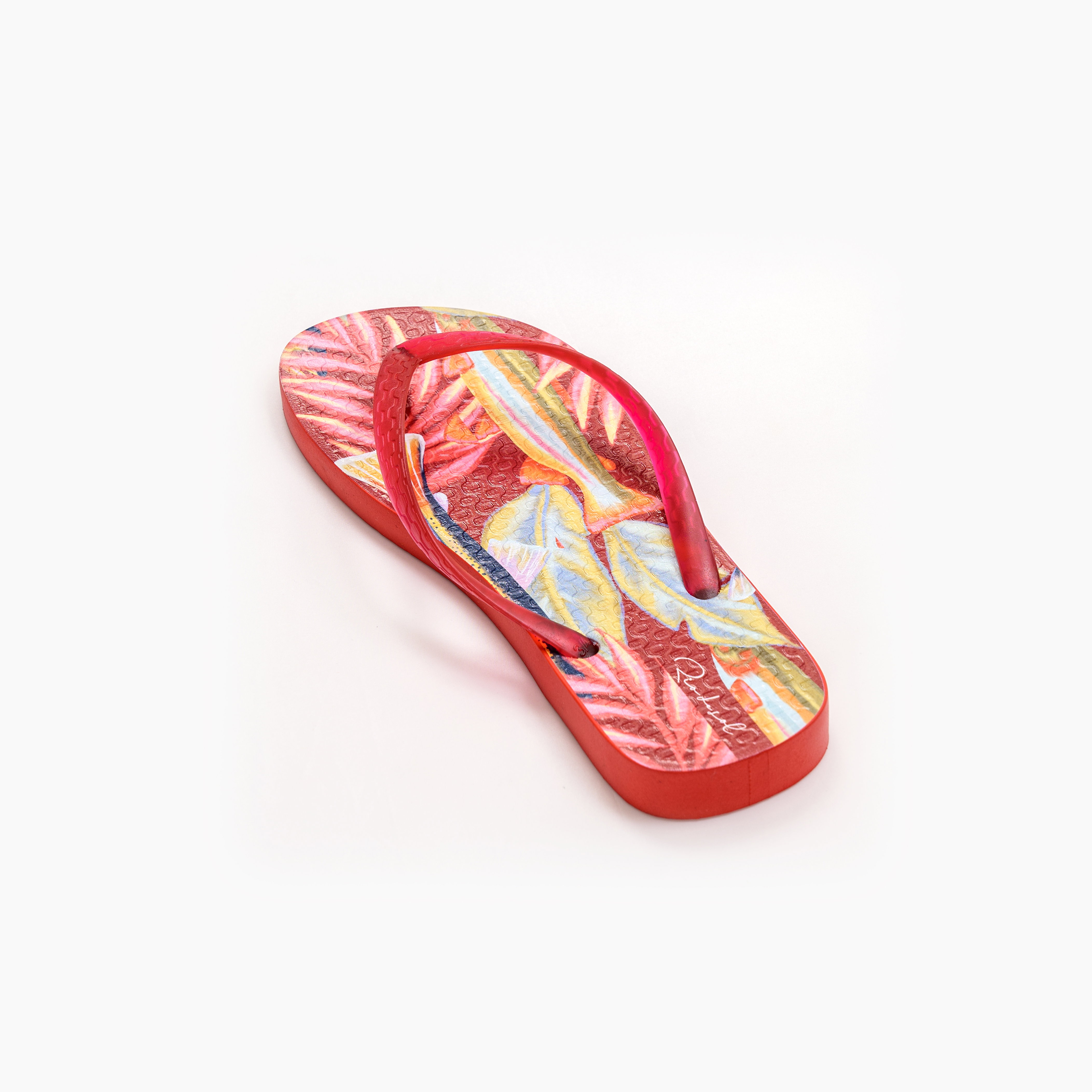Chinelos Sea-Bloom Slim Vermelho