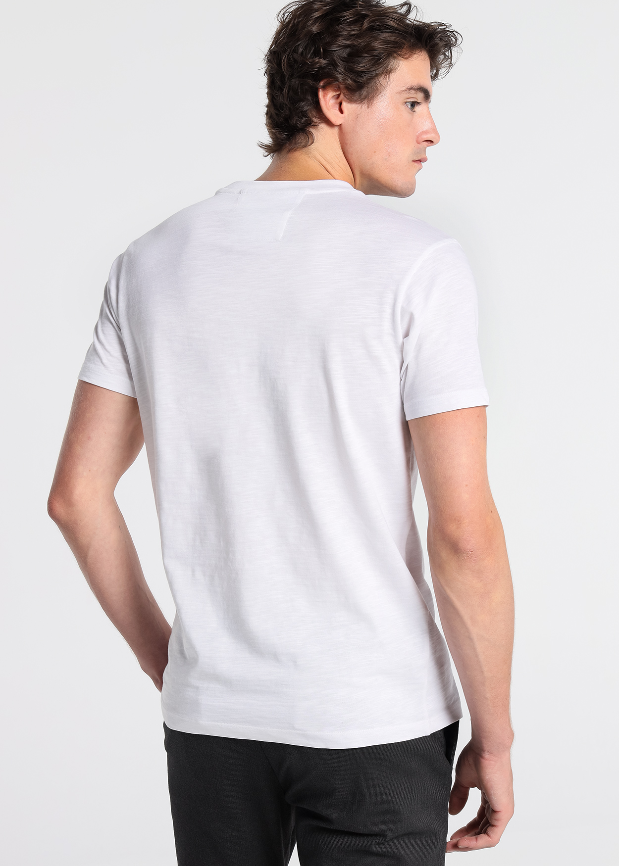 T-Shirt abstrata Branco