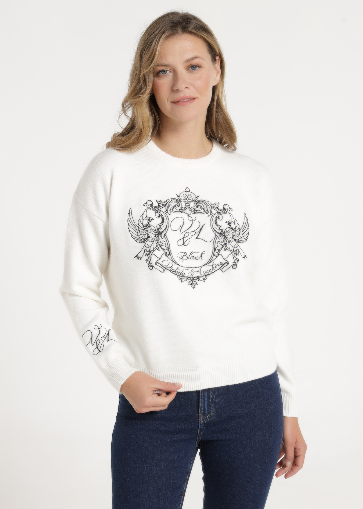 Sweatshirt Senhora Branco