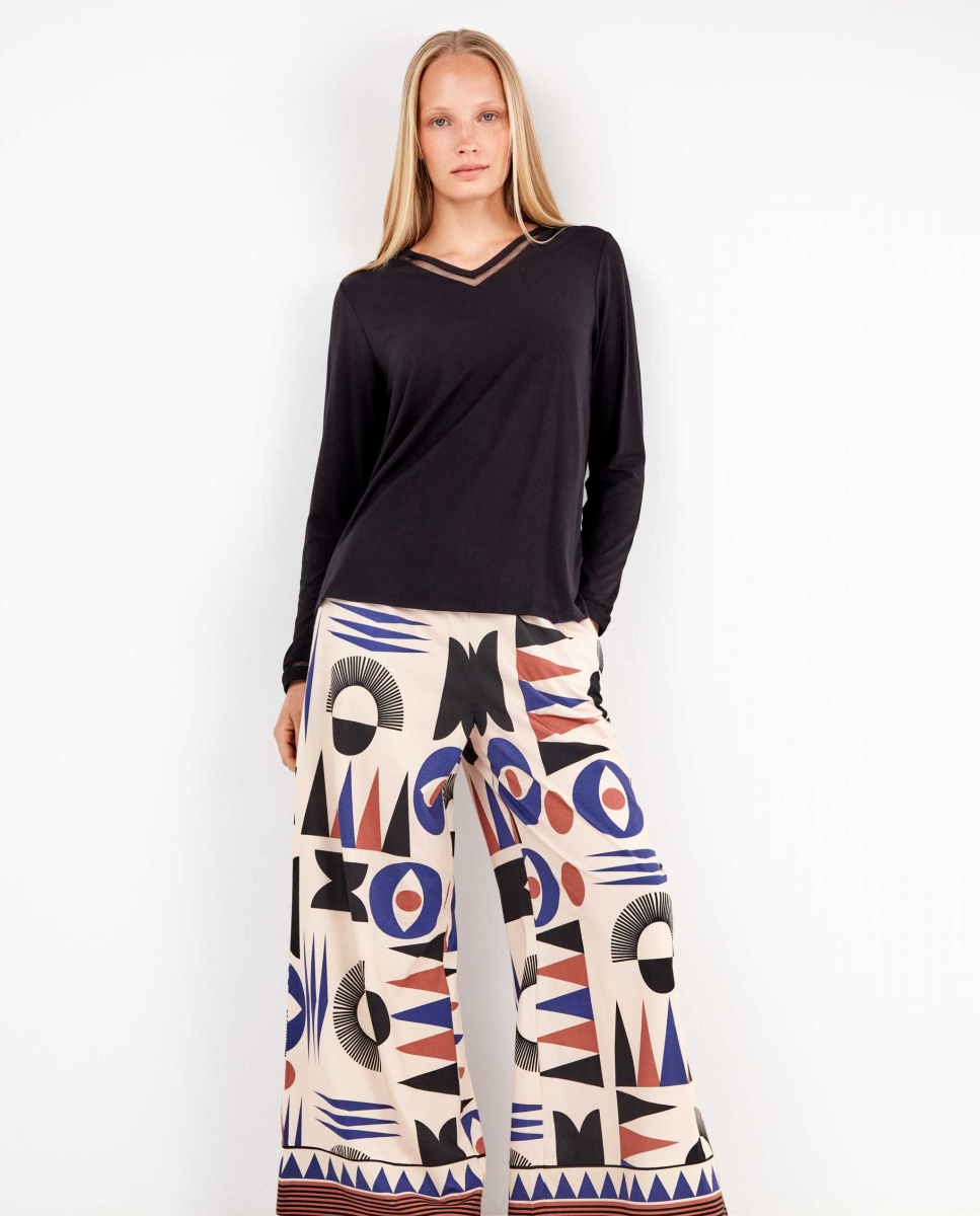 Calças padrões geométricos MultiCor