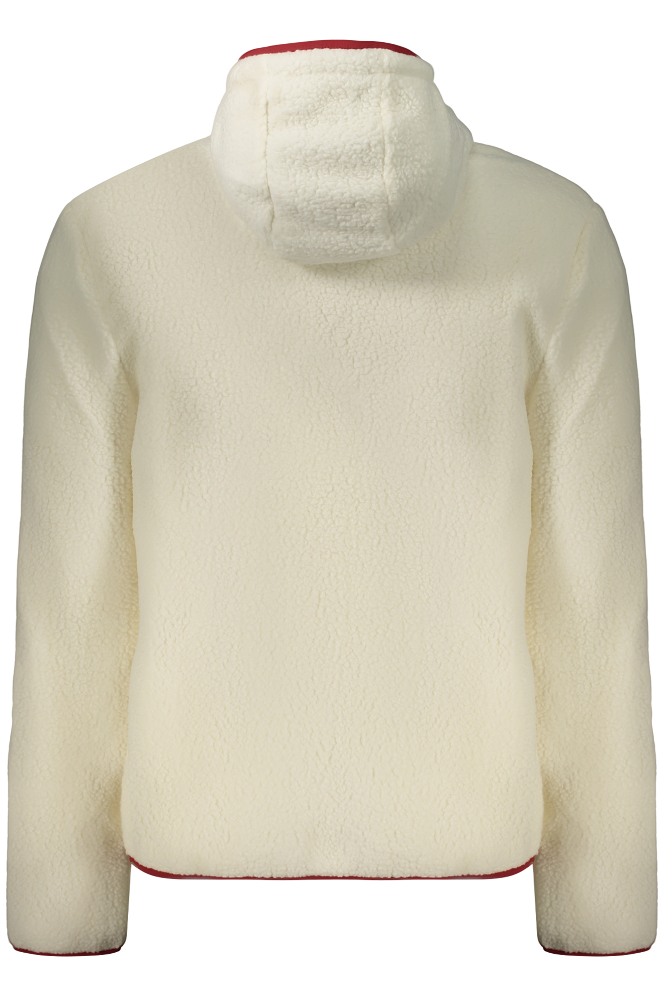 Sweatshirt com fecho Branco