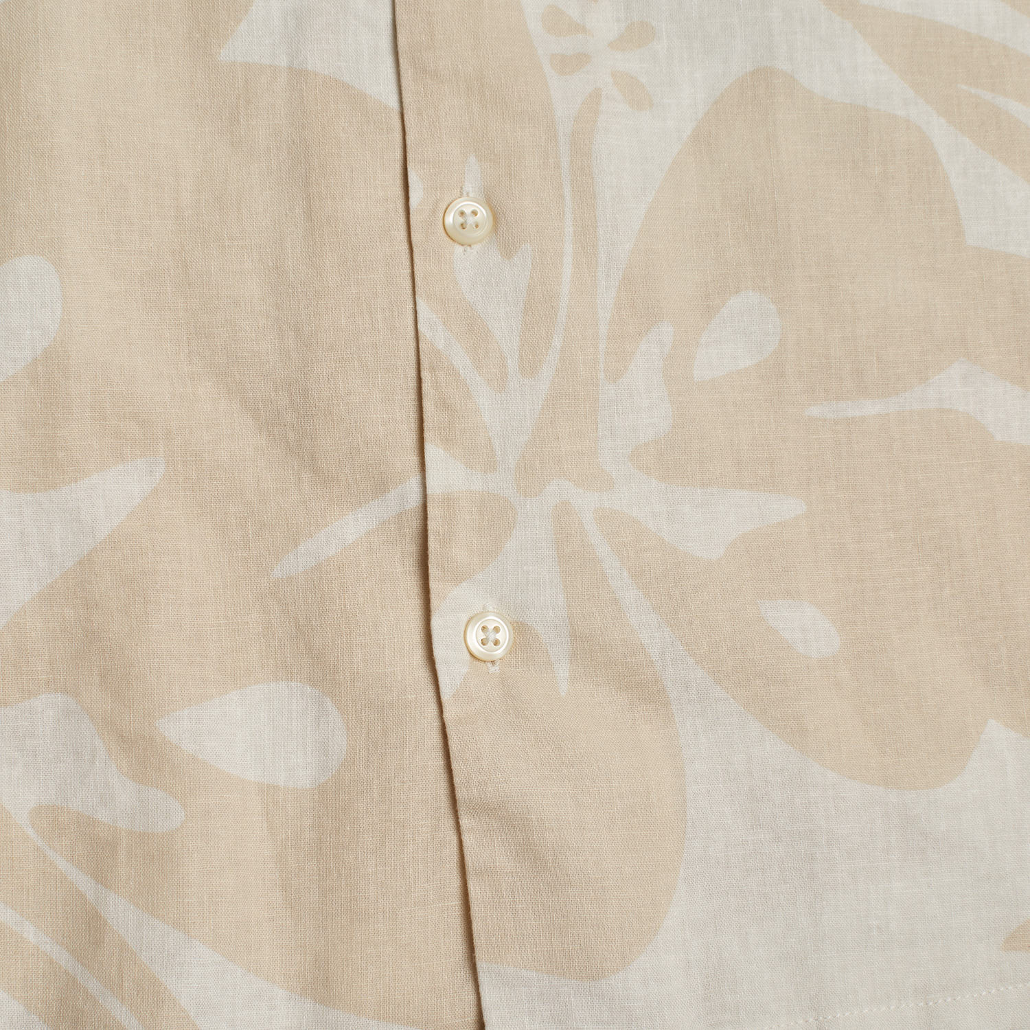 Camisa de Linho Menino Bege