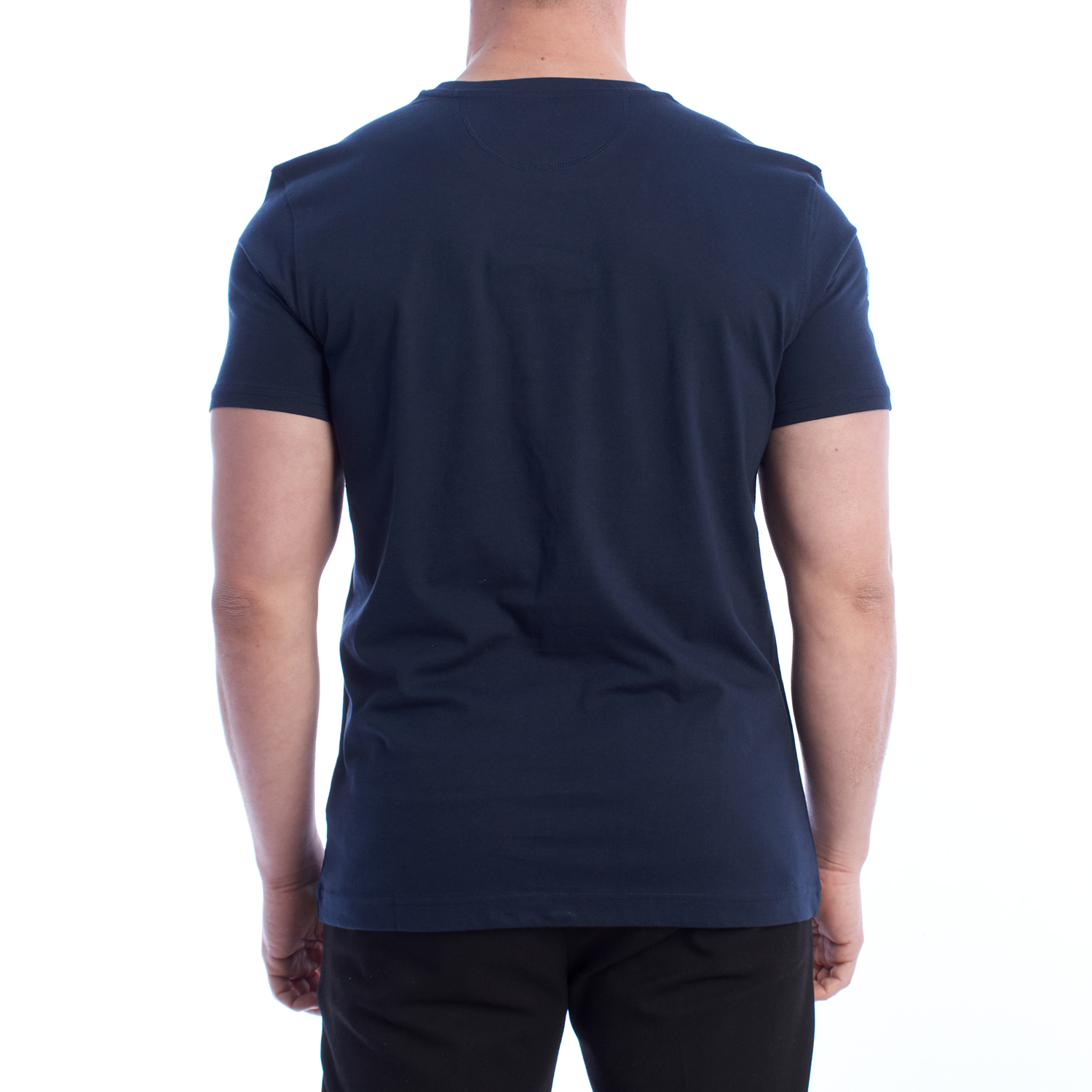 T-Shirt Homem Regular Fit Azul Escuro