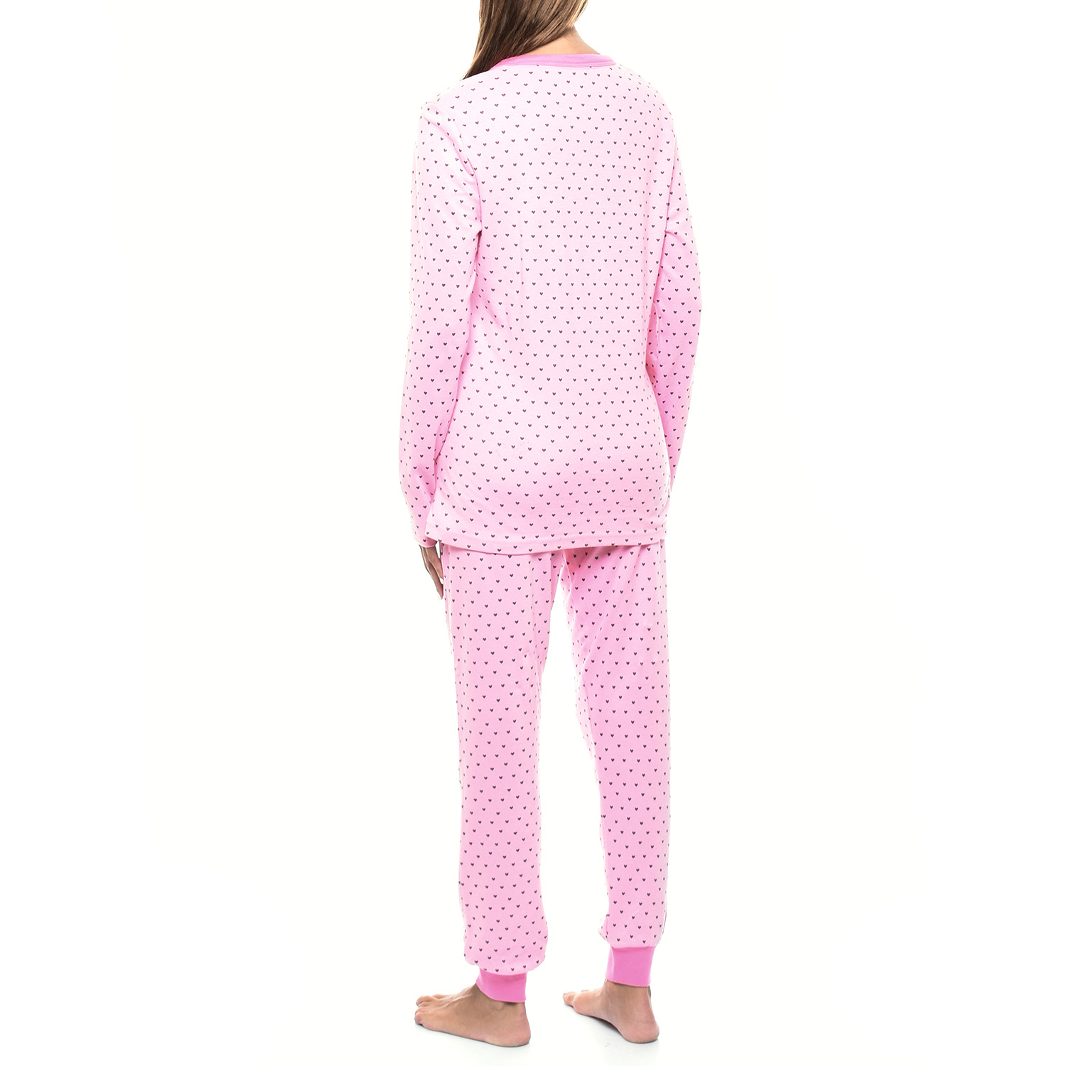 Pijama de Manga Comprida Rosa