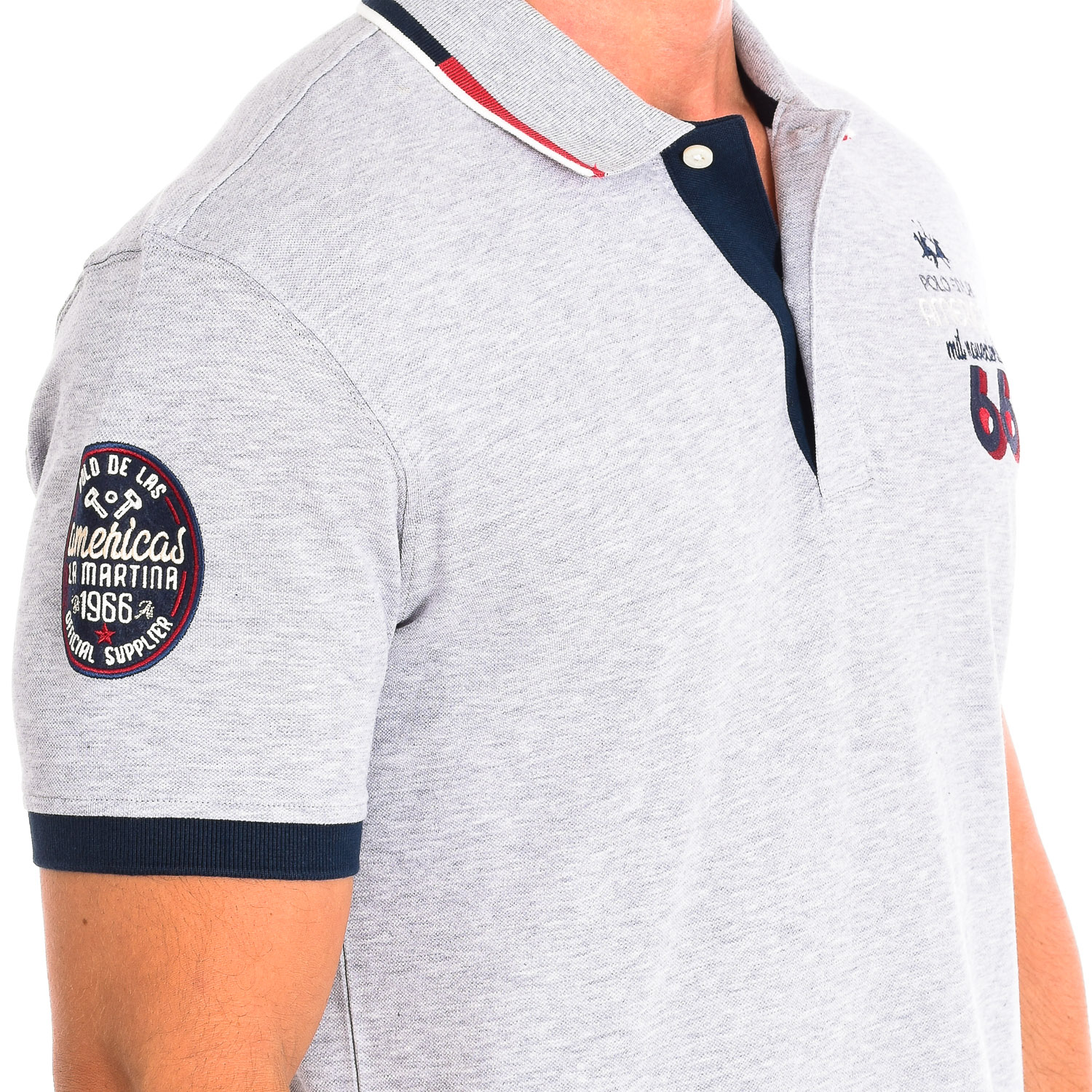 Pólo Homem Cinzento