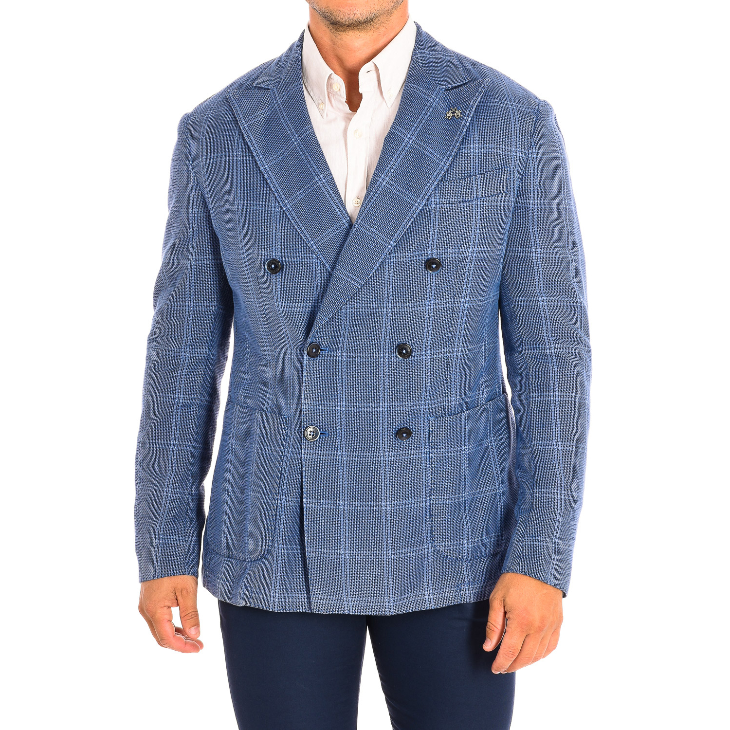 Blazer Homem Regular Fit Azul