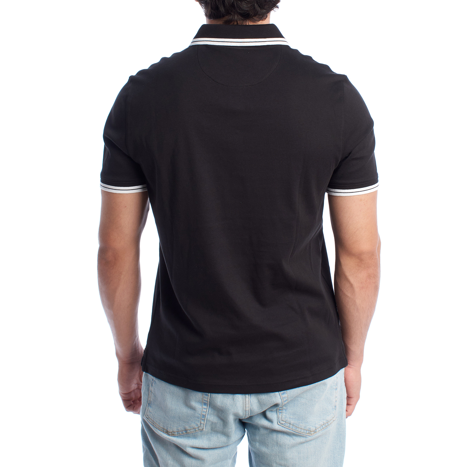 Pólo Homem Short Sleeve Preto