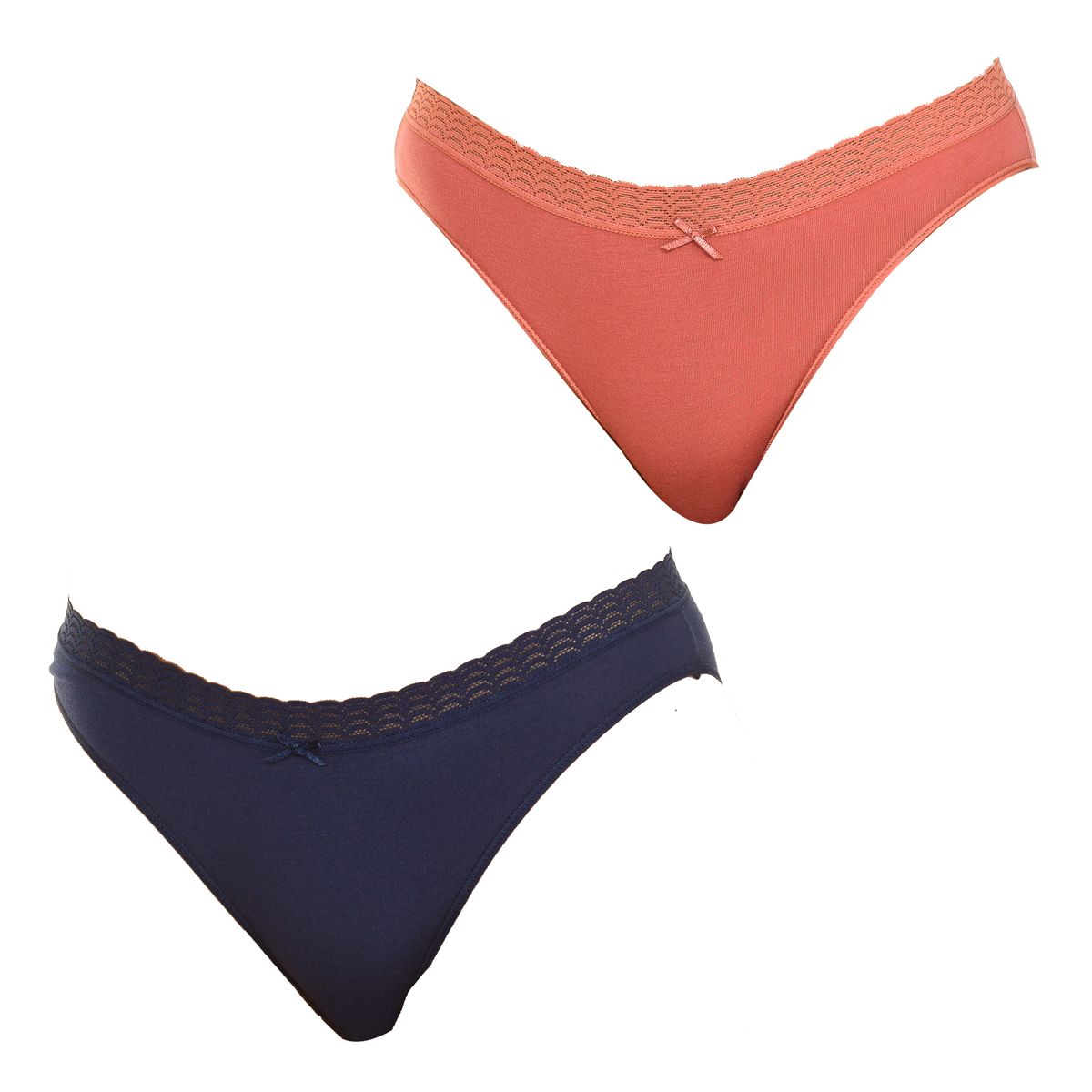 Pack 2 Cuecas Senhora Azul e Vermelho