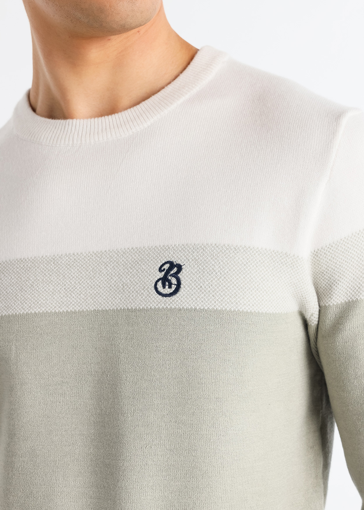 Camisola Riscas Cinzento