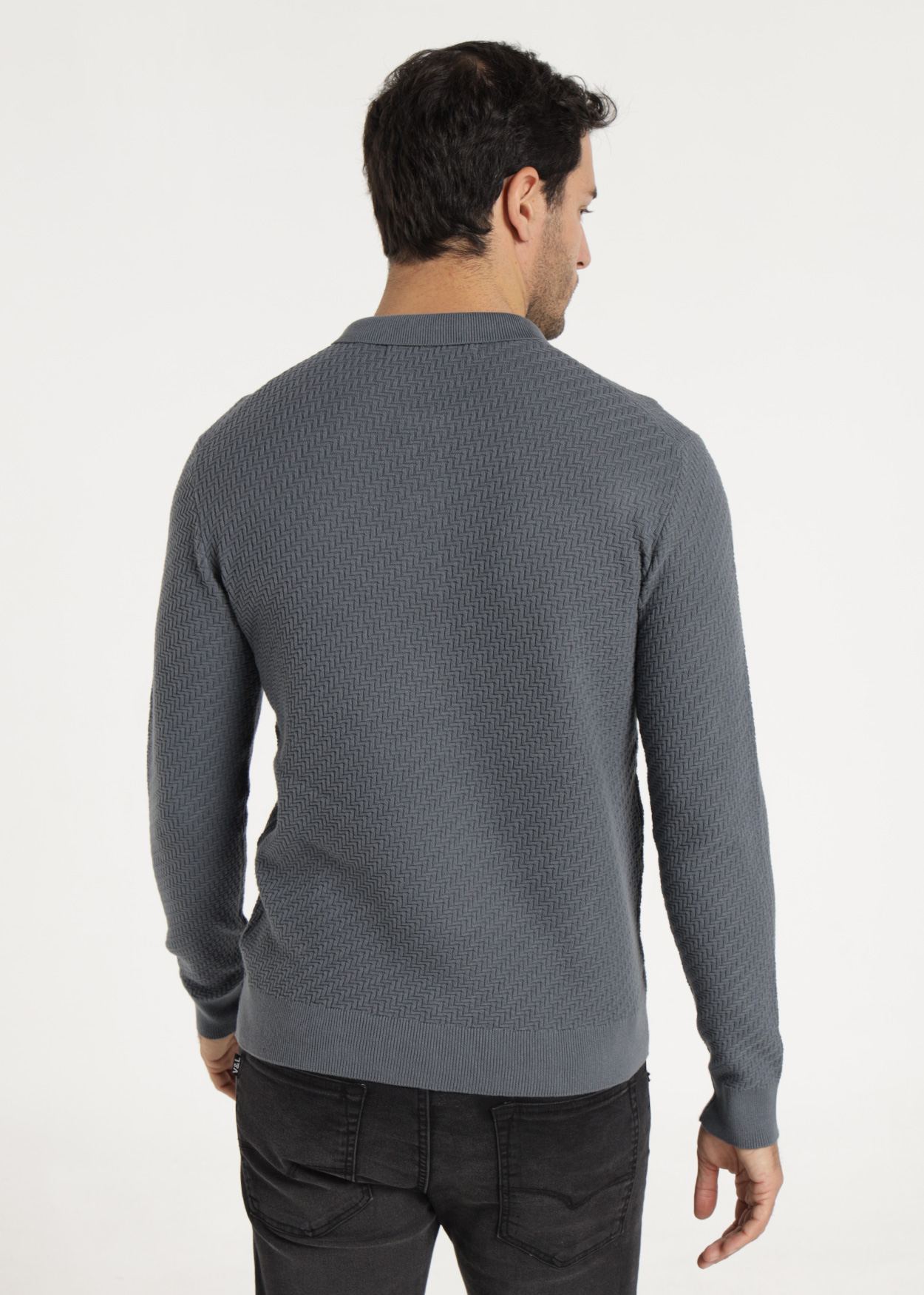 Camisola gola alta Homem Cinza