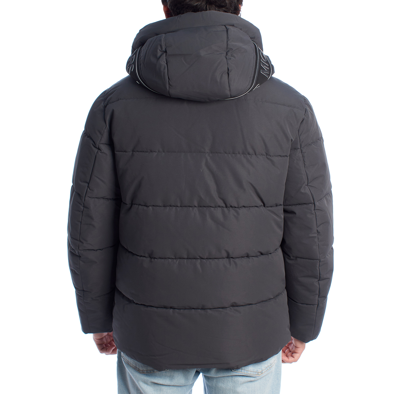 Casaco Acolchoado Homem Cinzento