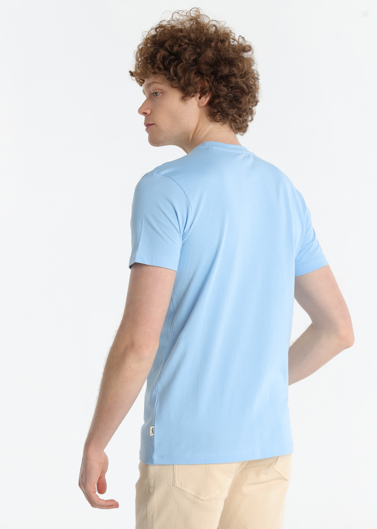 T-Shirt Gráfica Homem Azul