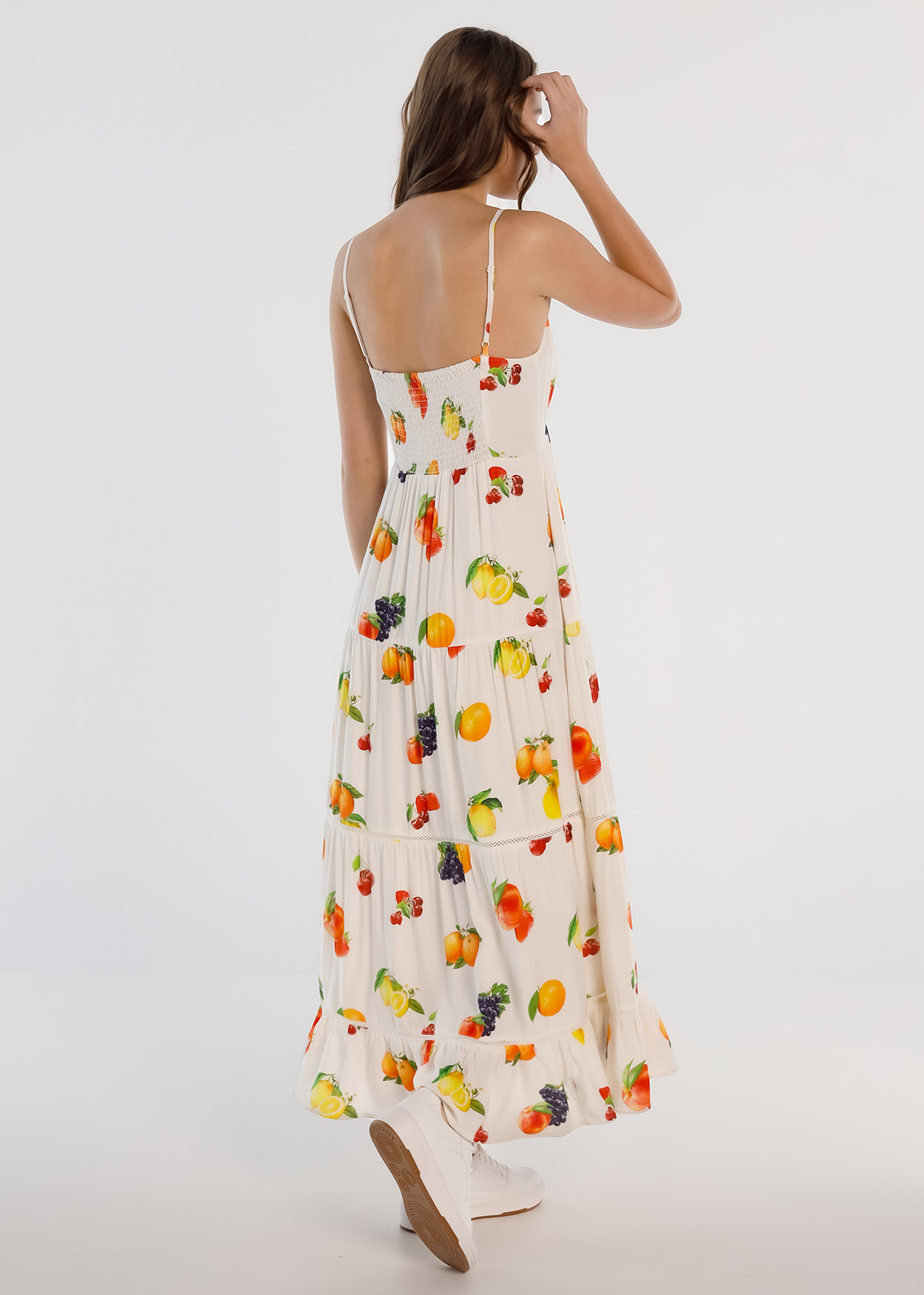 Vestido Comprido Fruta Passion Senhora Multicolorido