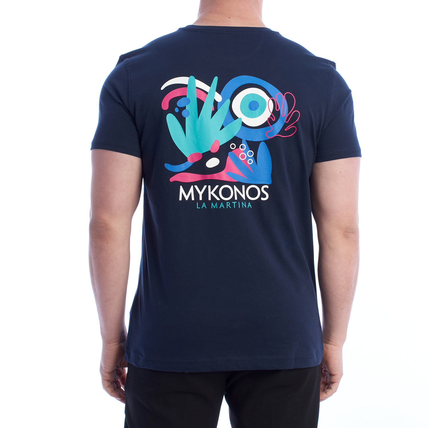 T-Shirt Homem Regular Fit Azul Escuro