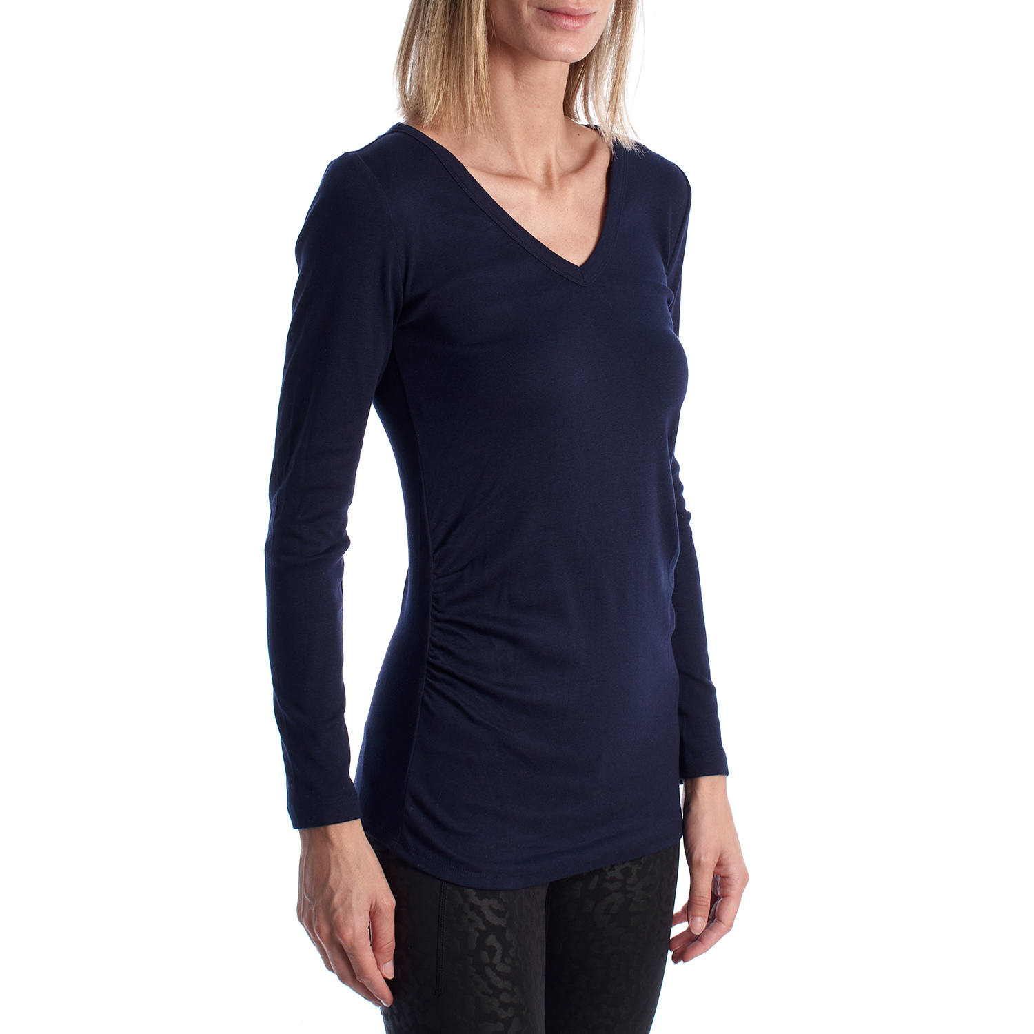 Camisola de Maternidade Azul