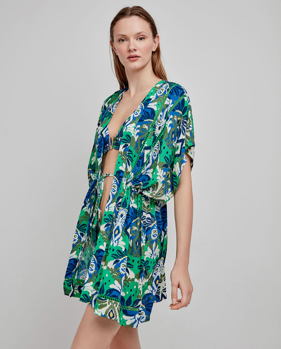 Caftan Curto MultiCor