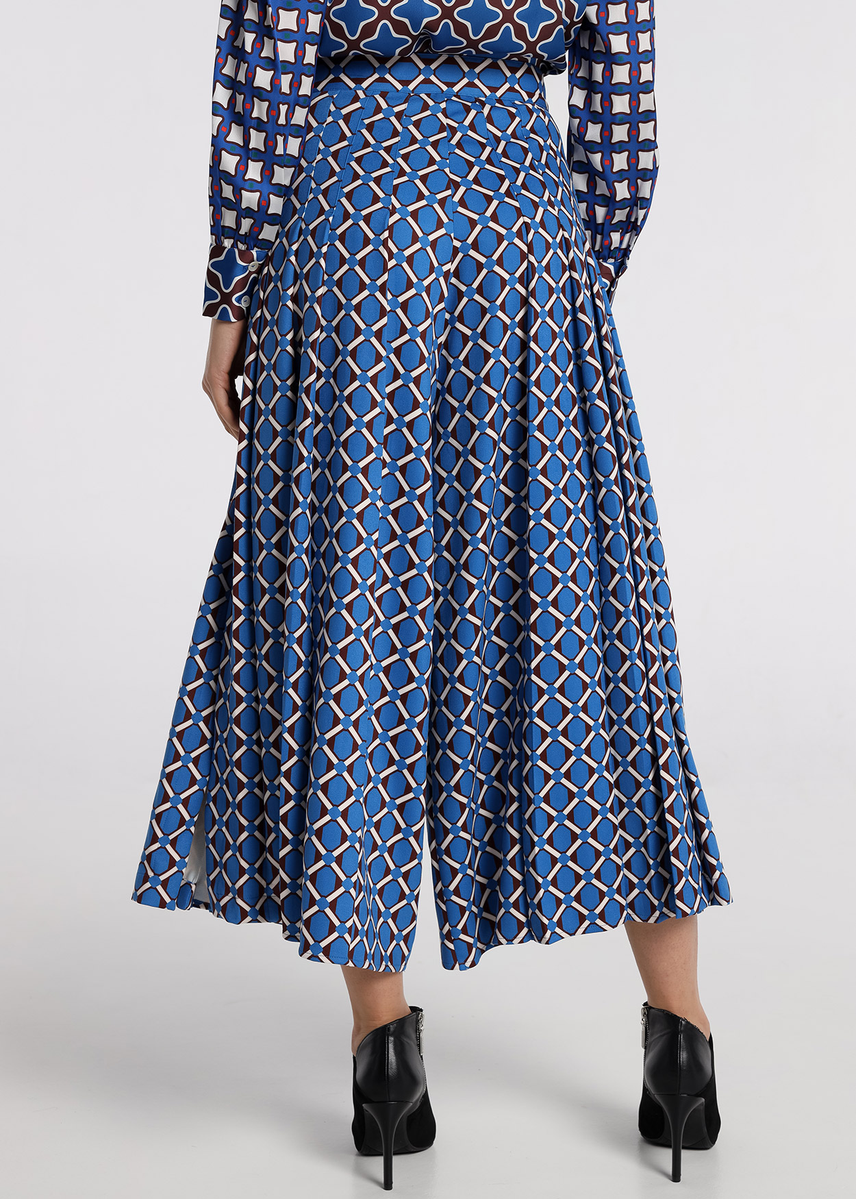 Calças Largas Senhora Multicolorido